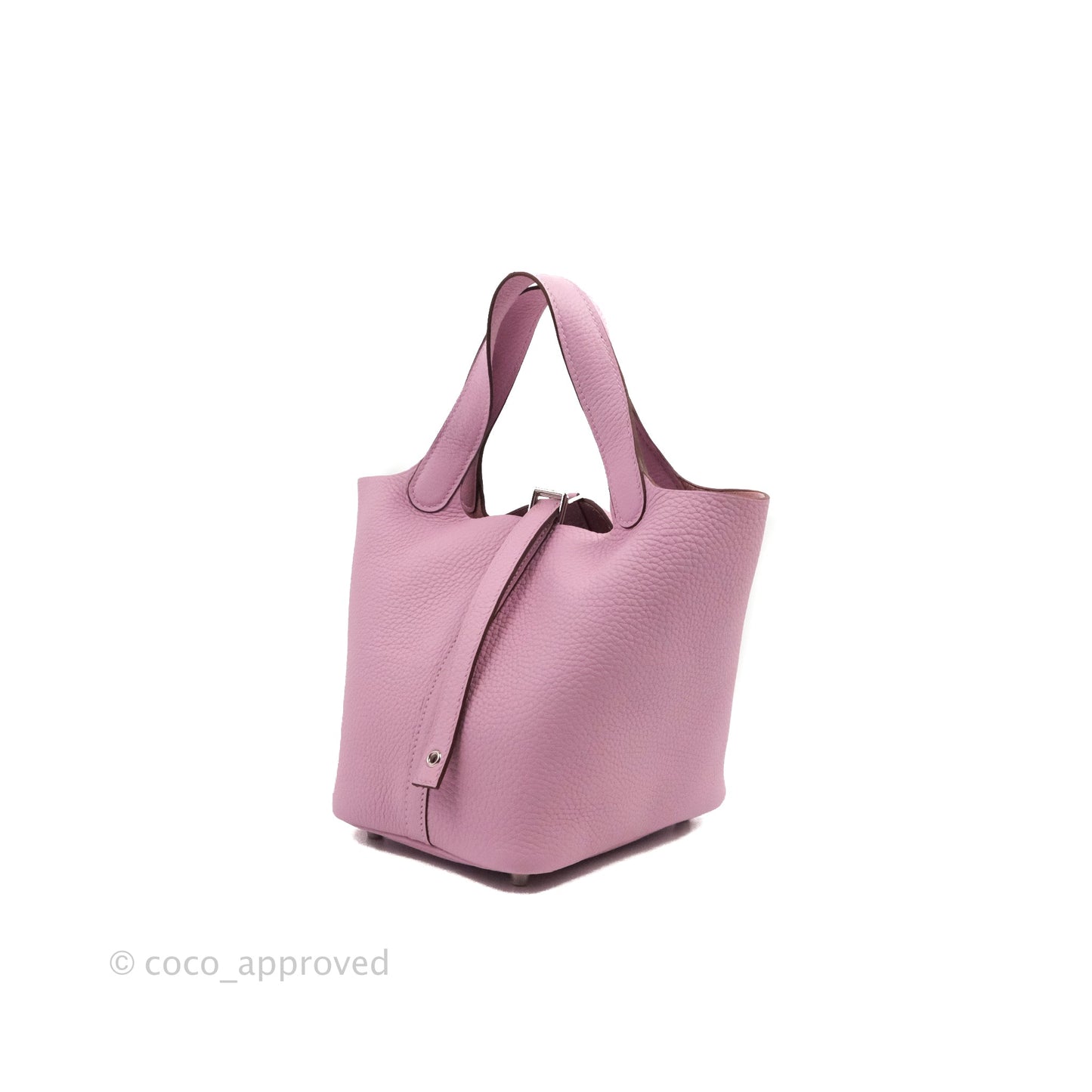 Hermès Picotin Lock 18 Mauve Sylvestre Taurillon Clemence Palladium Hardware