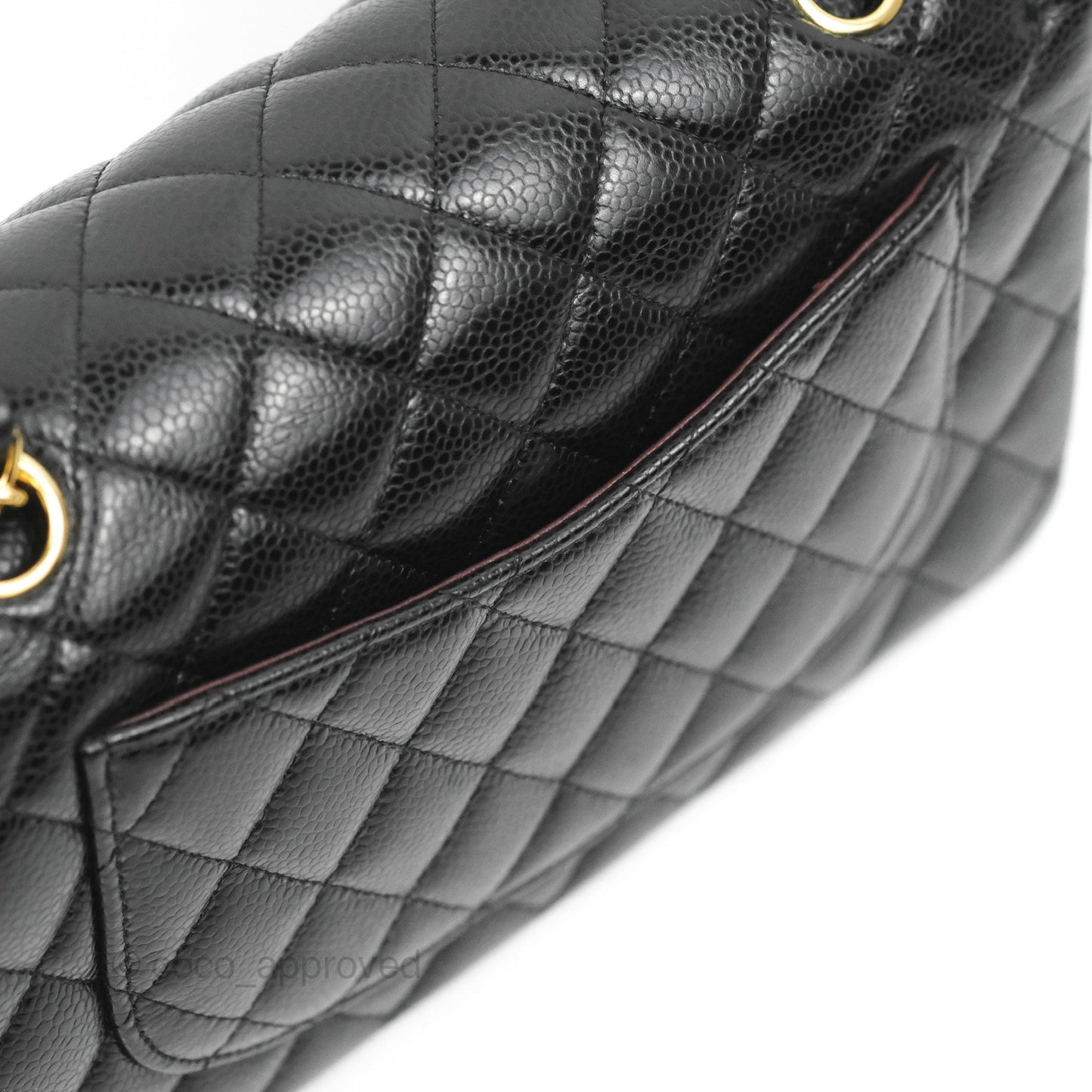 Chanel Small Classic Quilted Flap Black Caviar Gold Hardware