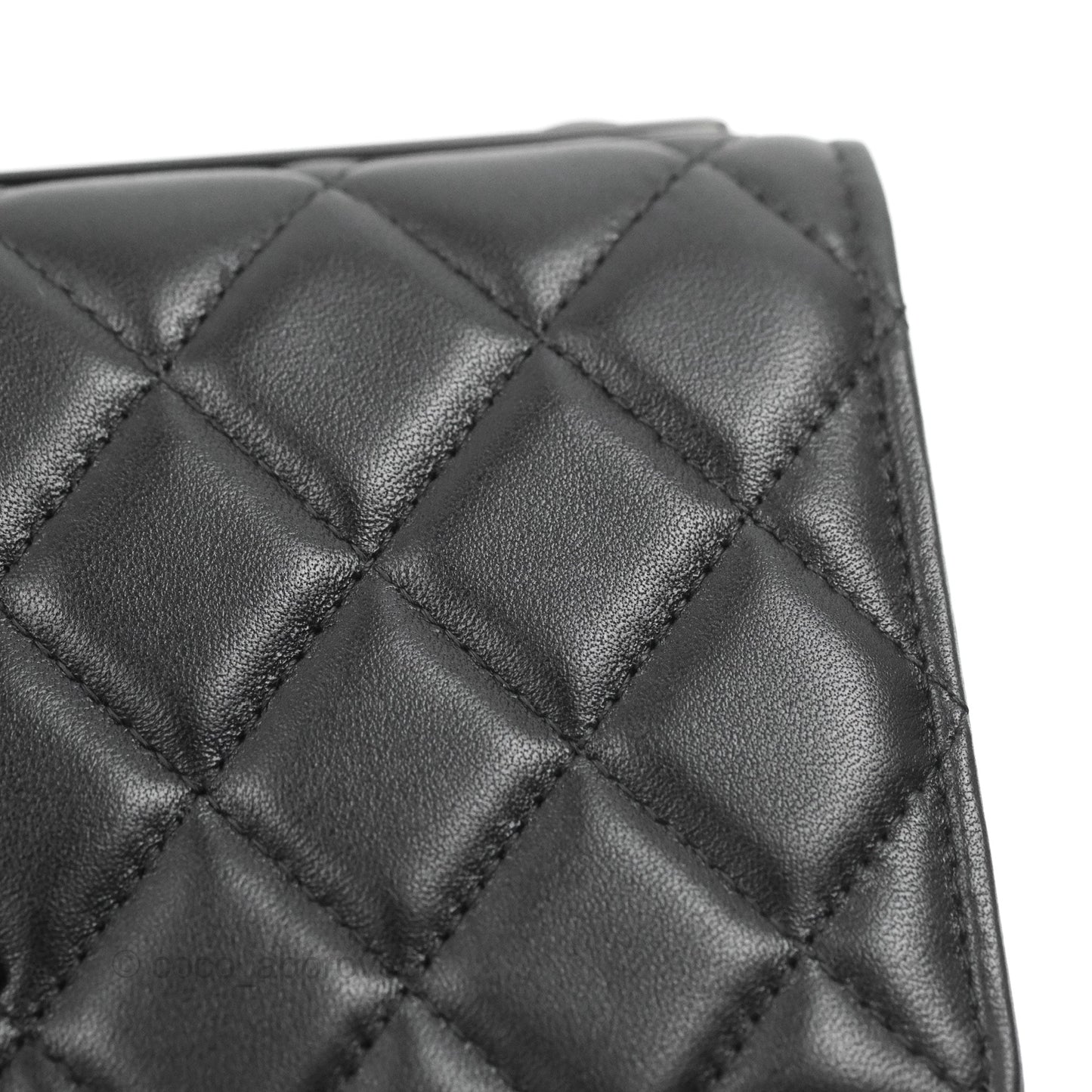 Chanel Trendy CC WOC Black Lambskin So Black Hardware