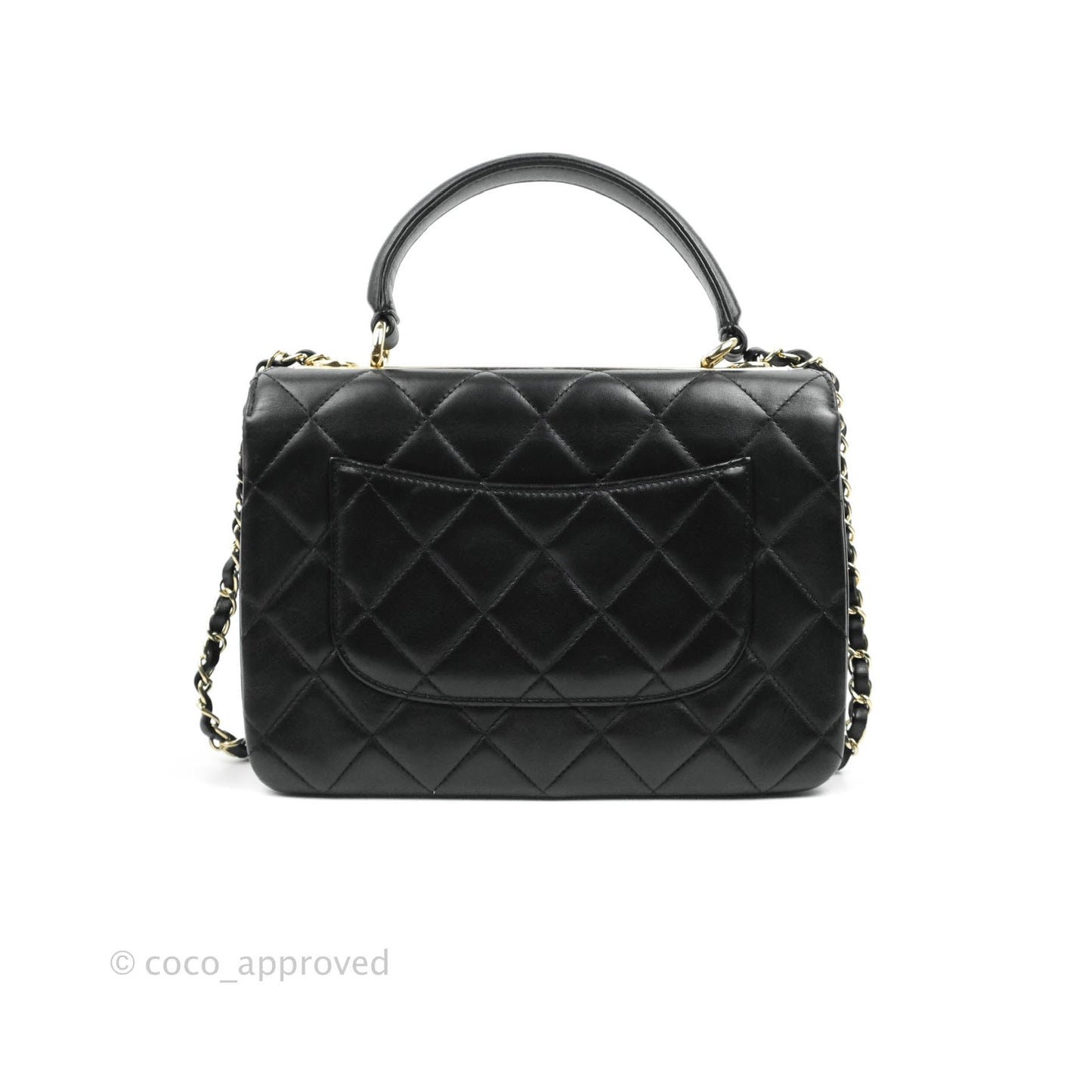 Chanel Trendy CC Small Black Lambskin Gold Hardware