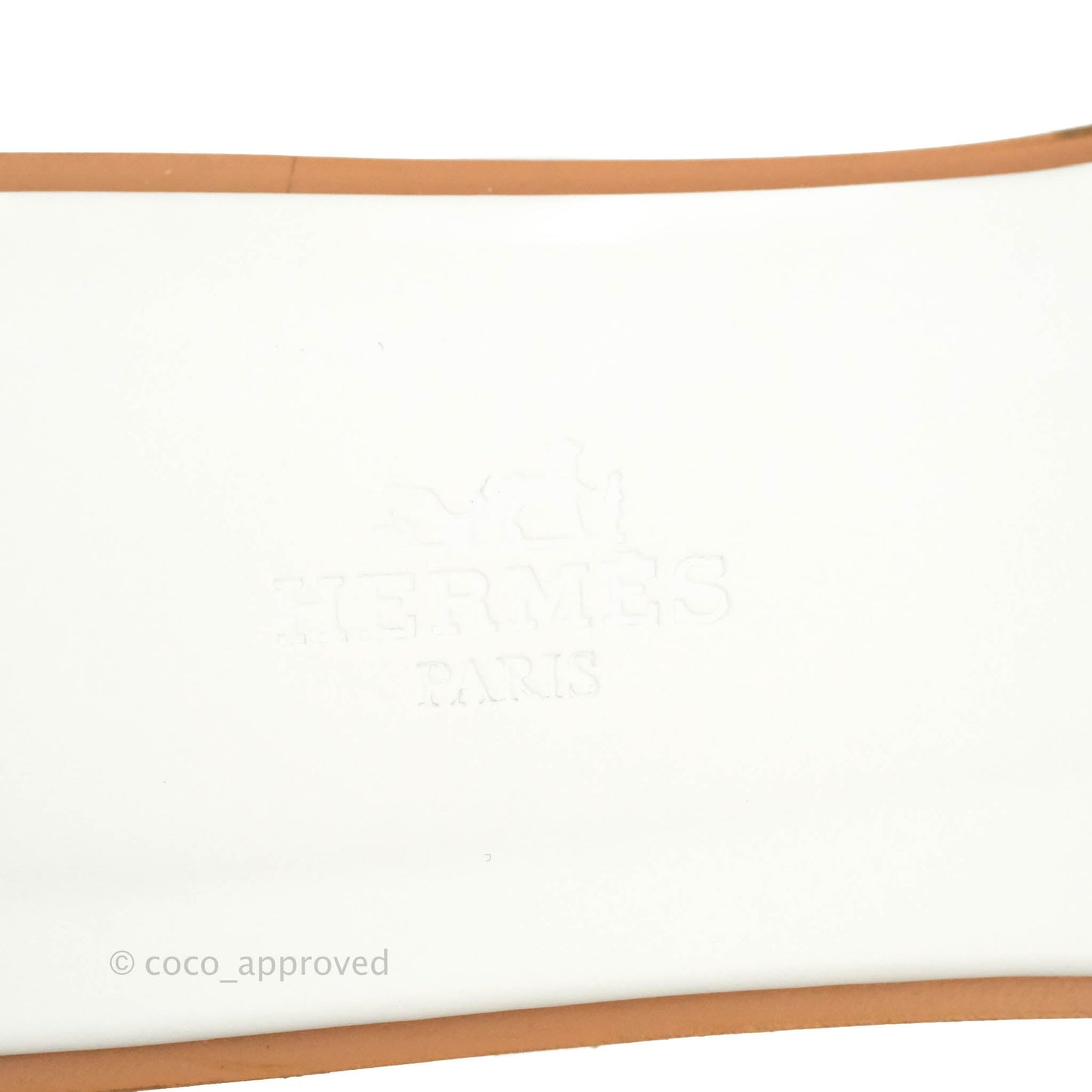 Hermès Oran Sandals in White Size 38