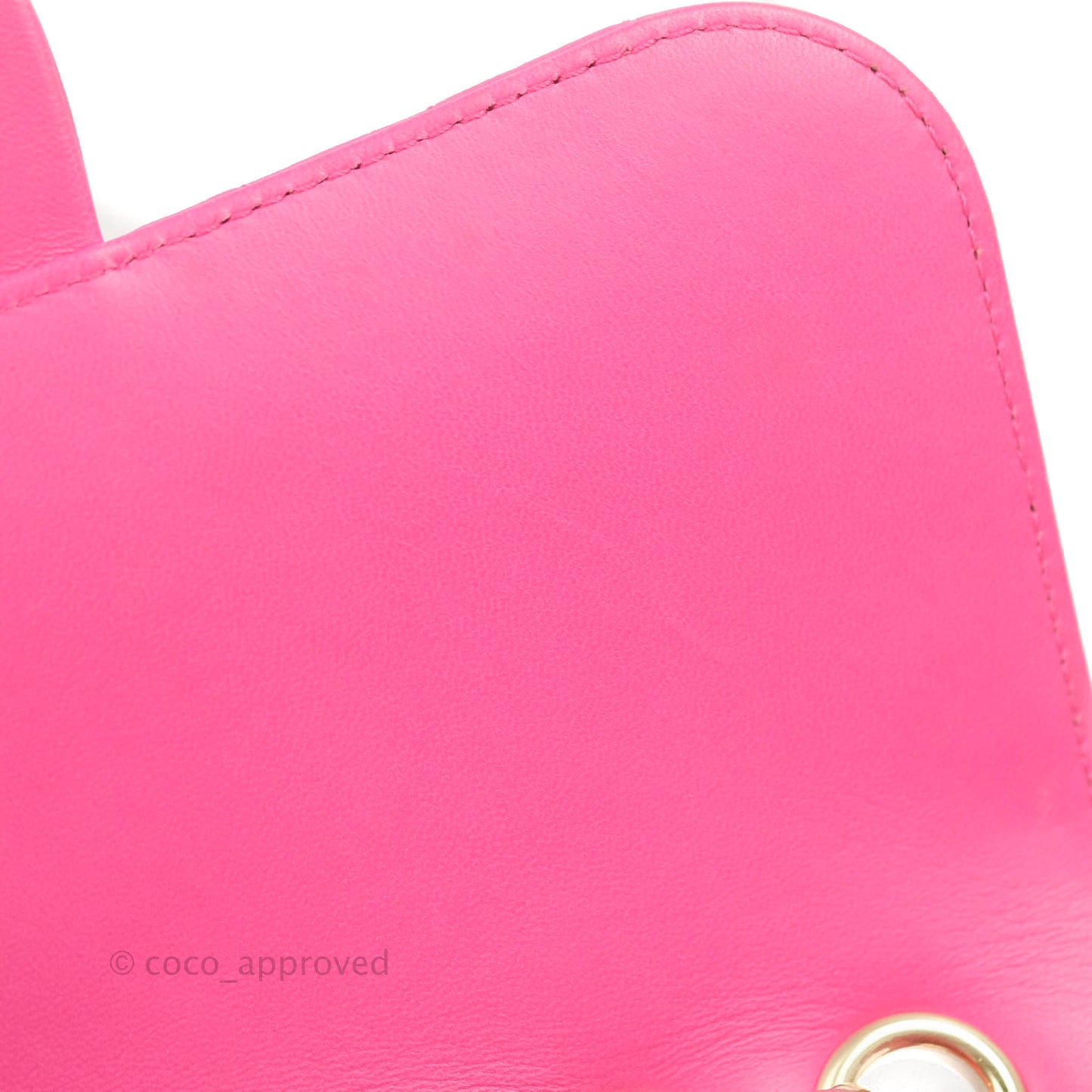 Chanel Quilted Small Flap Pink Lambskin Matte Gold Hardware