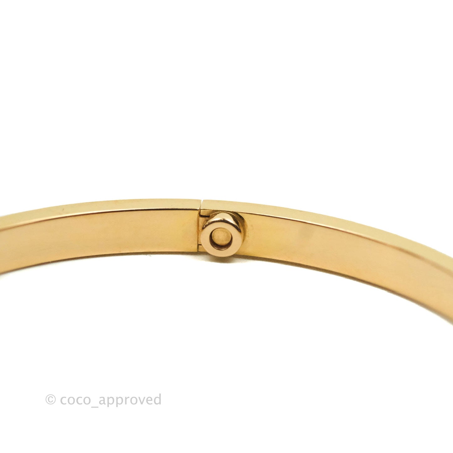Cartier Small Love Bracelet Rose Gold Size 17