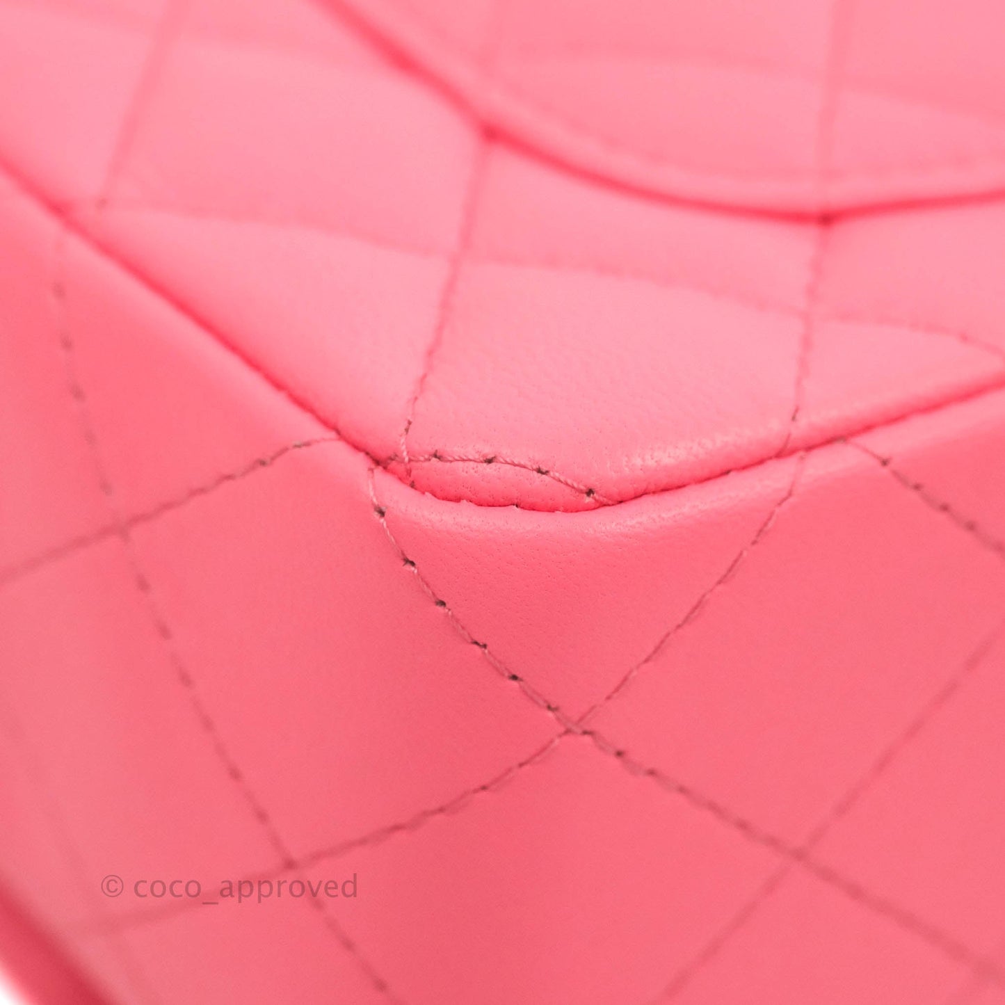 Chanel Quilted Mini Rectangular Flap Pink Lambskin Gold Hardware