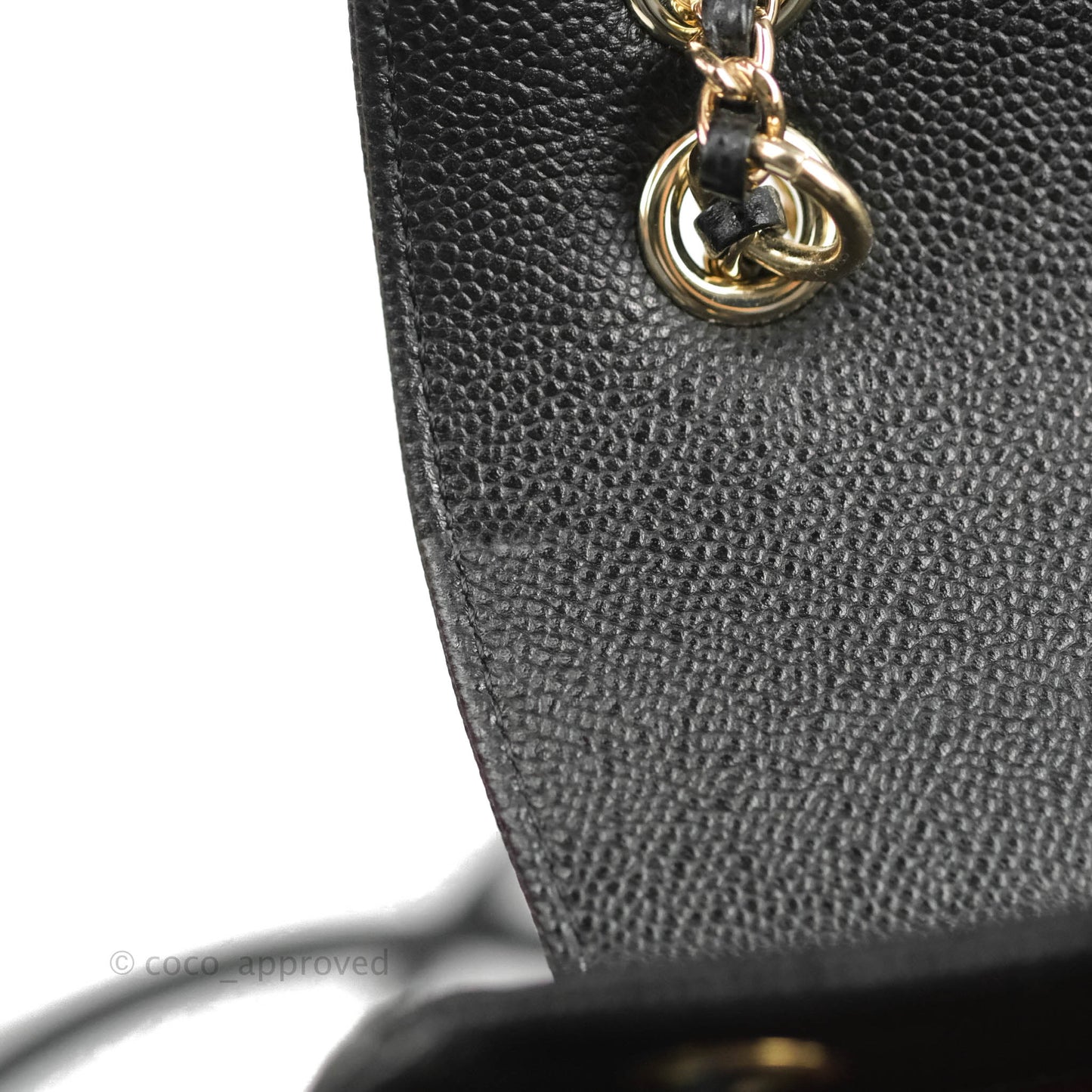 Chanel Quilted Business Affinity Backpack Black Caviar Gold Hardware