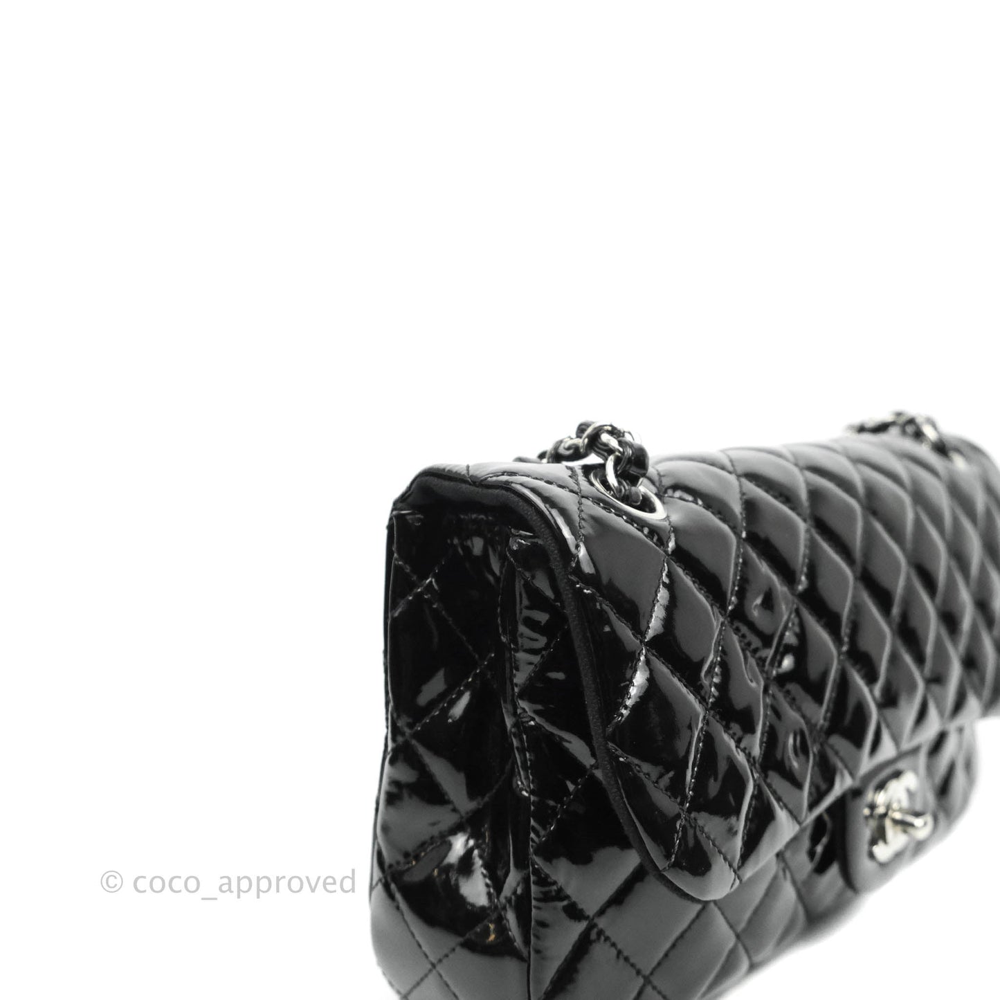 Chanel La Madrague Large Net Tote w Removable Patent Medium Flap
