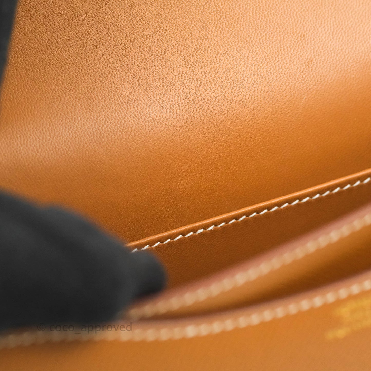 Hermès Constance Mini 18 Gold Epsom Gold Hardware