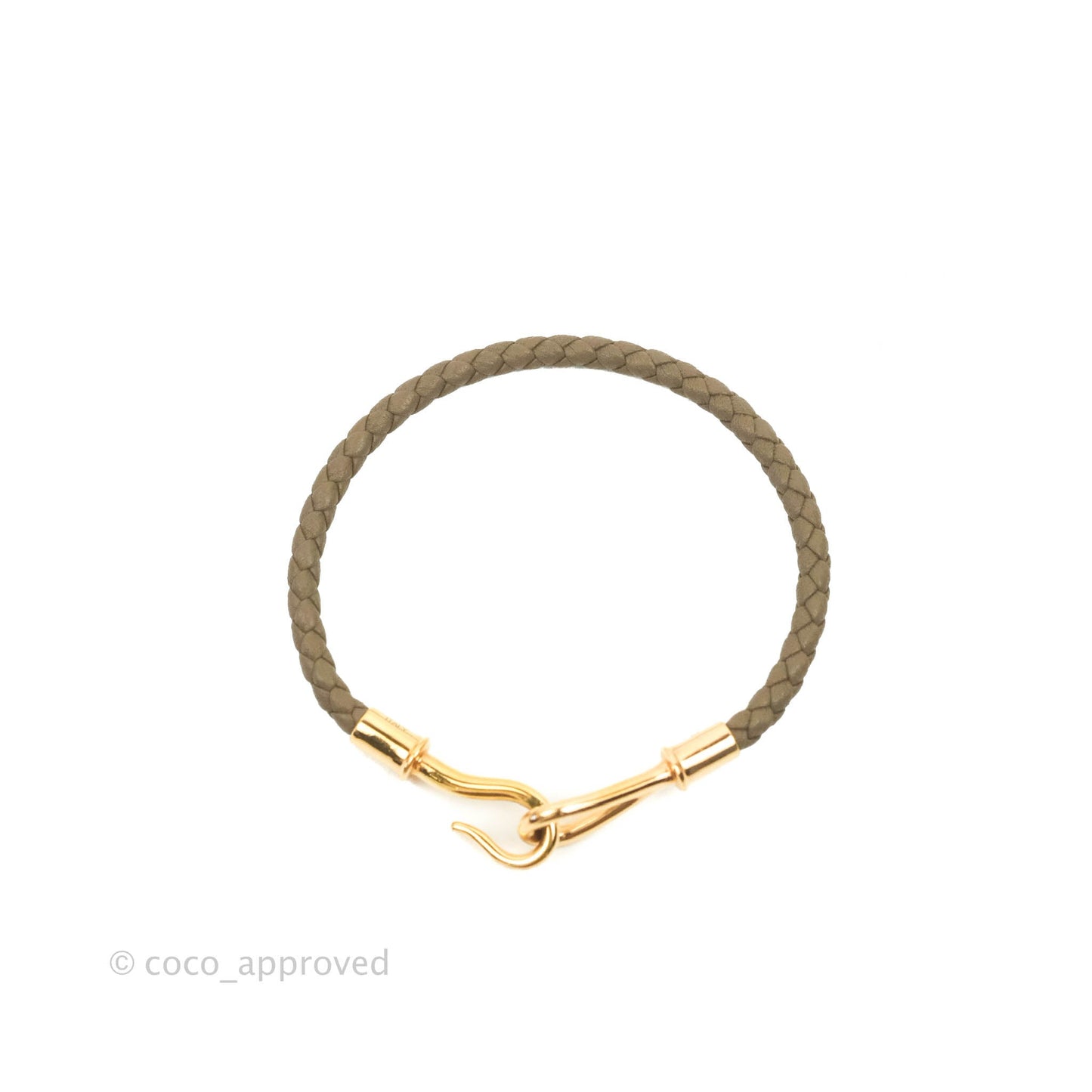 Hermès Jumbo Bracelet Étoupe Swift