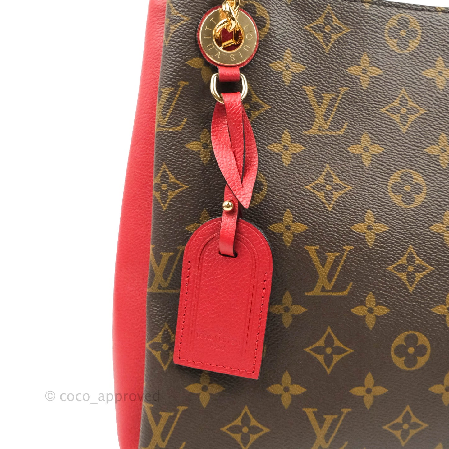 Louis Vuitton Surene MM Red Monogram Canvas