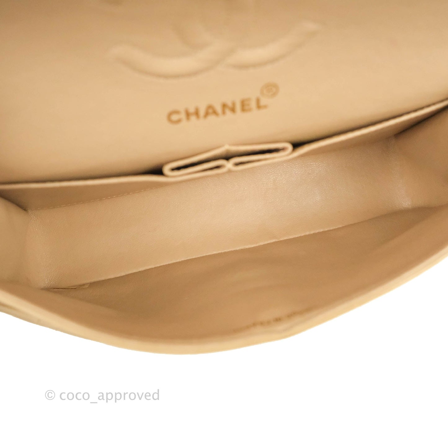Chanel Classic Vintage Small Flap Beige Lambskin 24K Gold Hardware