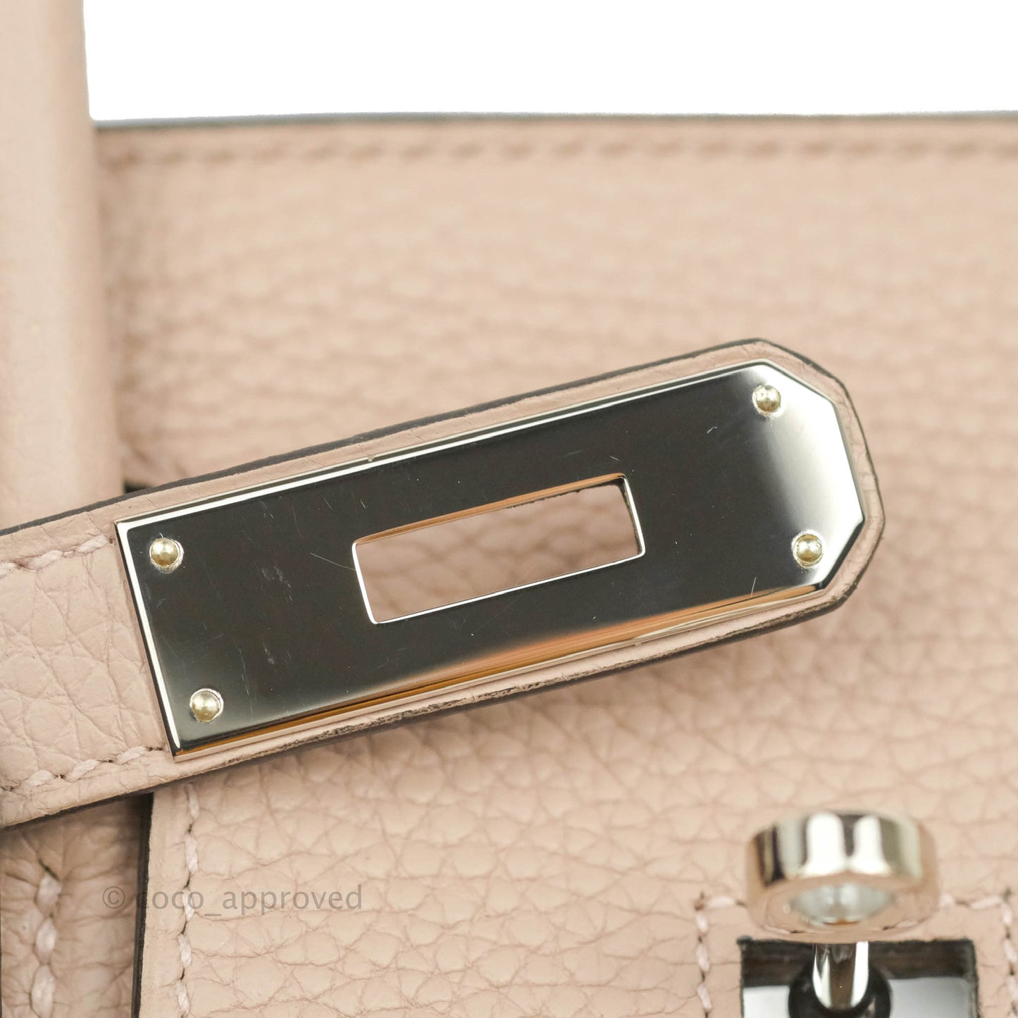Hermès Birkin 30 Glycine Clemence Palladium Hardware