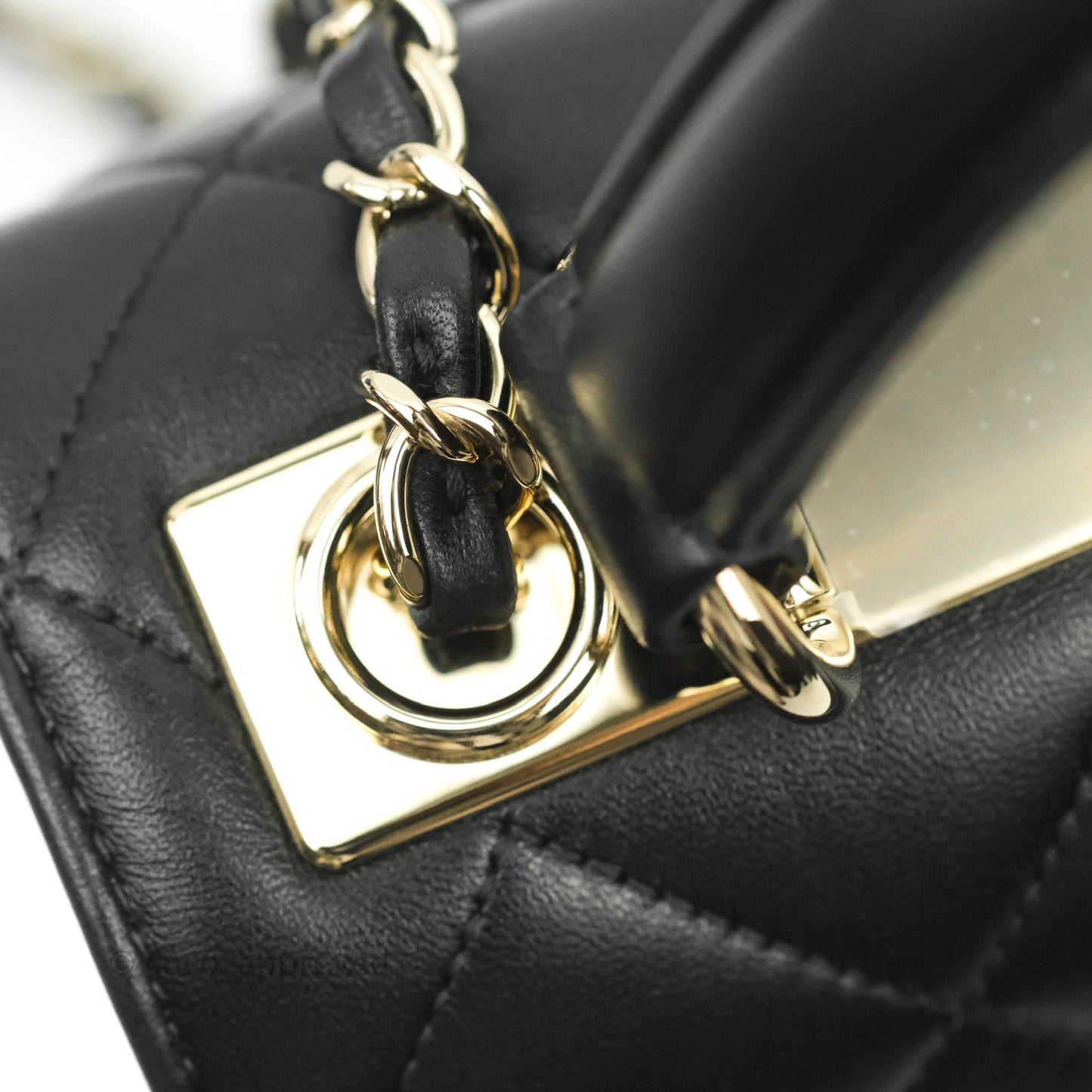Chanel Trendy CC Small Black Lambskin Gold Hardware