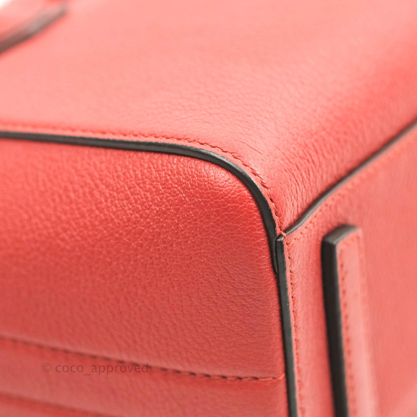 Givenchy Antigona Mini Red Grained Calfskin Silver Hardware