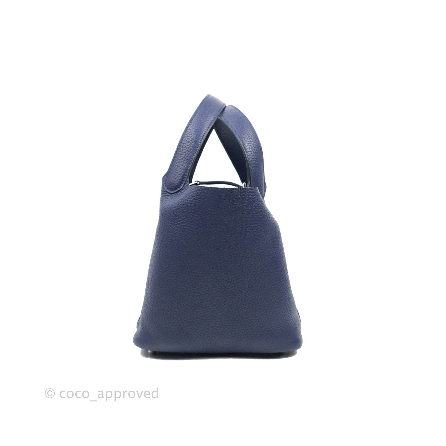 Hermès Picotin Lock 18 PM Bleu Encre Clemence Palladium Hardware