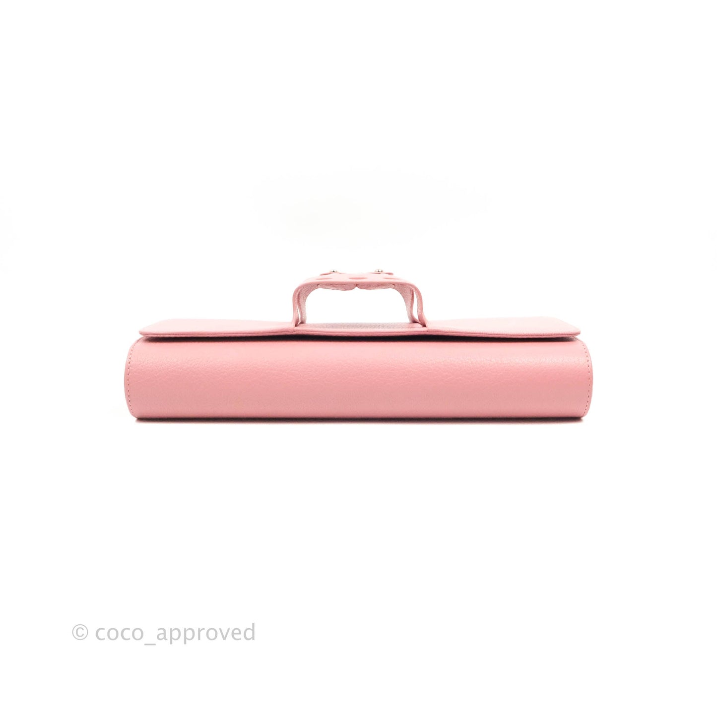 Perrin Pink Clutch Calfskin