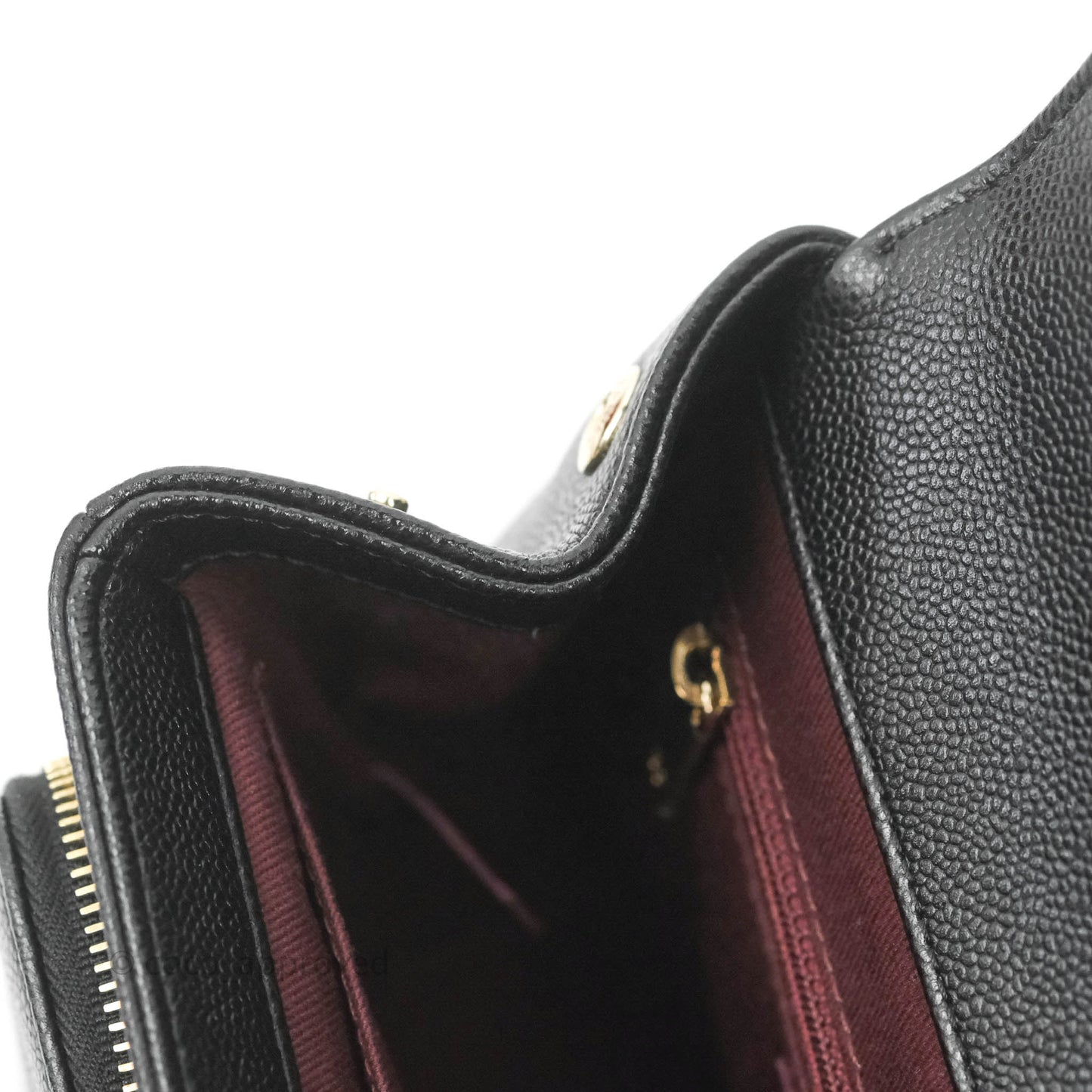 Chanel Quilted Small Business Affinity Flap Black Caviar Gold Hardware