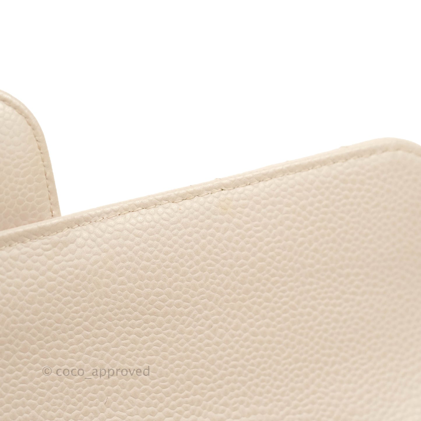 Chanel Quilted East West Flap Pale Pink Caviar Silver Hardware