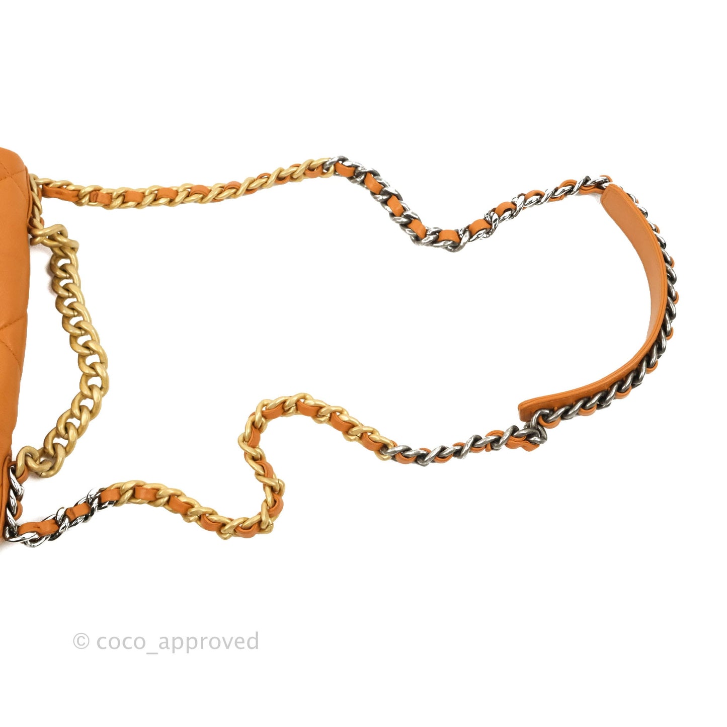 Chanel 19 Small Caramel Brown Mixed Hardware 21A