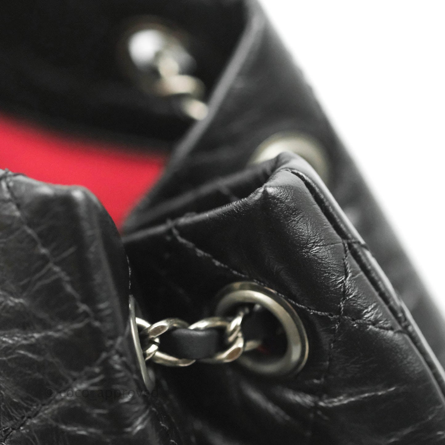 Chanel Small Gabrielle Backpack Black Aged Calfskin