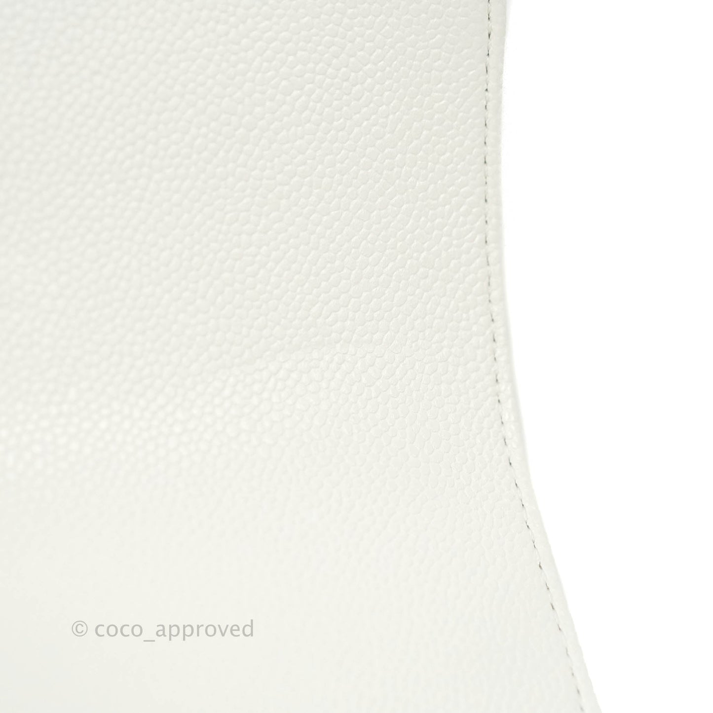 Chanel Quilted Small Business Affinity Flap White Caviar Gold Hardware