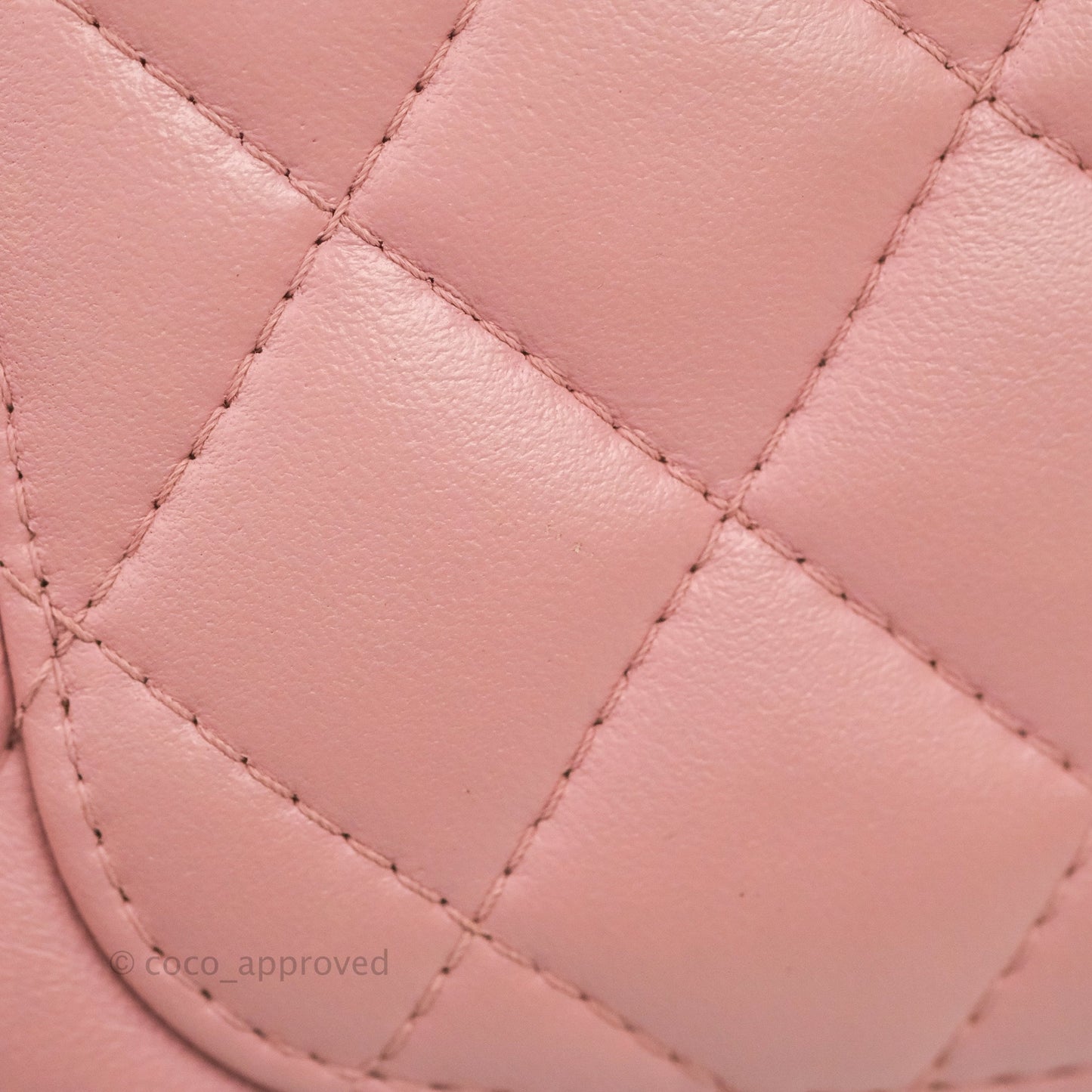 Chanel Quilted Mini Rectangular Flap Pink Lambskin Gold Hardware