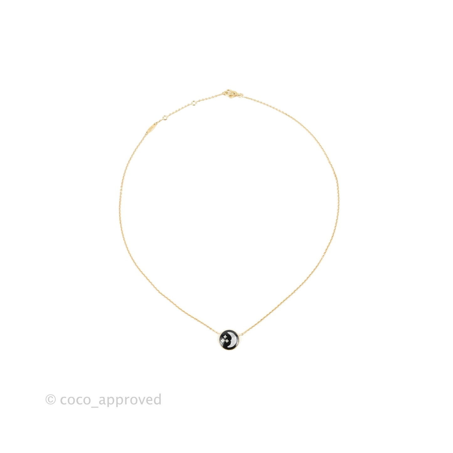 Christian Dior Rose Celeste Necklace Yellow and White Gold Diamond