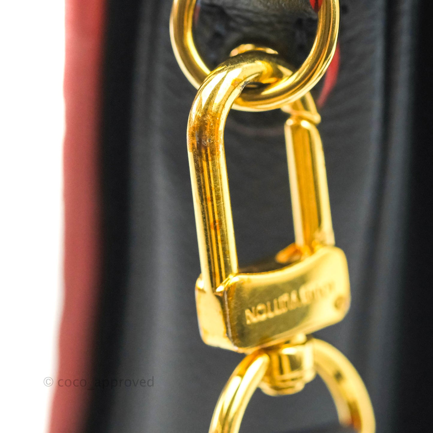 Louis Vuitton Empreinte Pochette Metis Marine Rouge