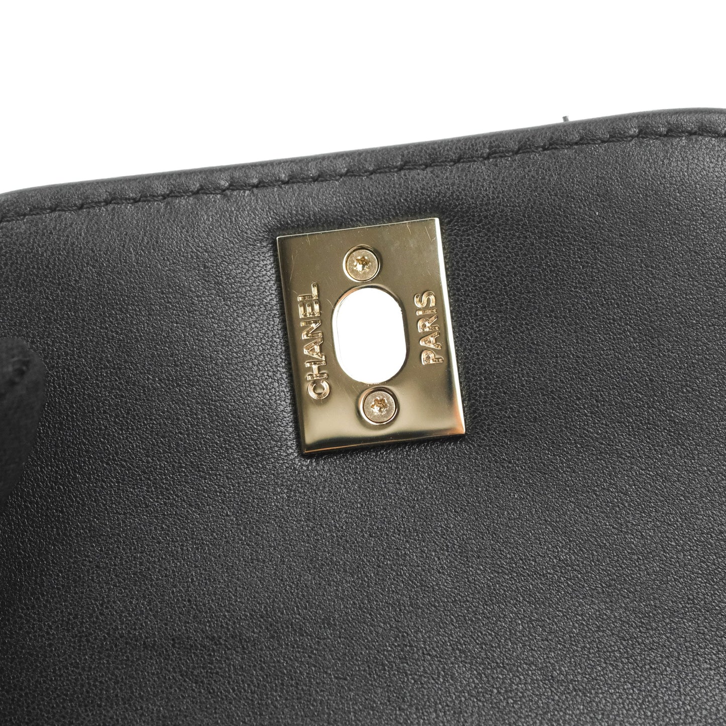 Chanel Mini Quilted Trendy CC Clutch With Chain Black Lambskin Gold Hardware