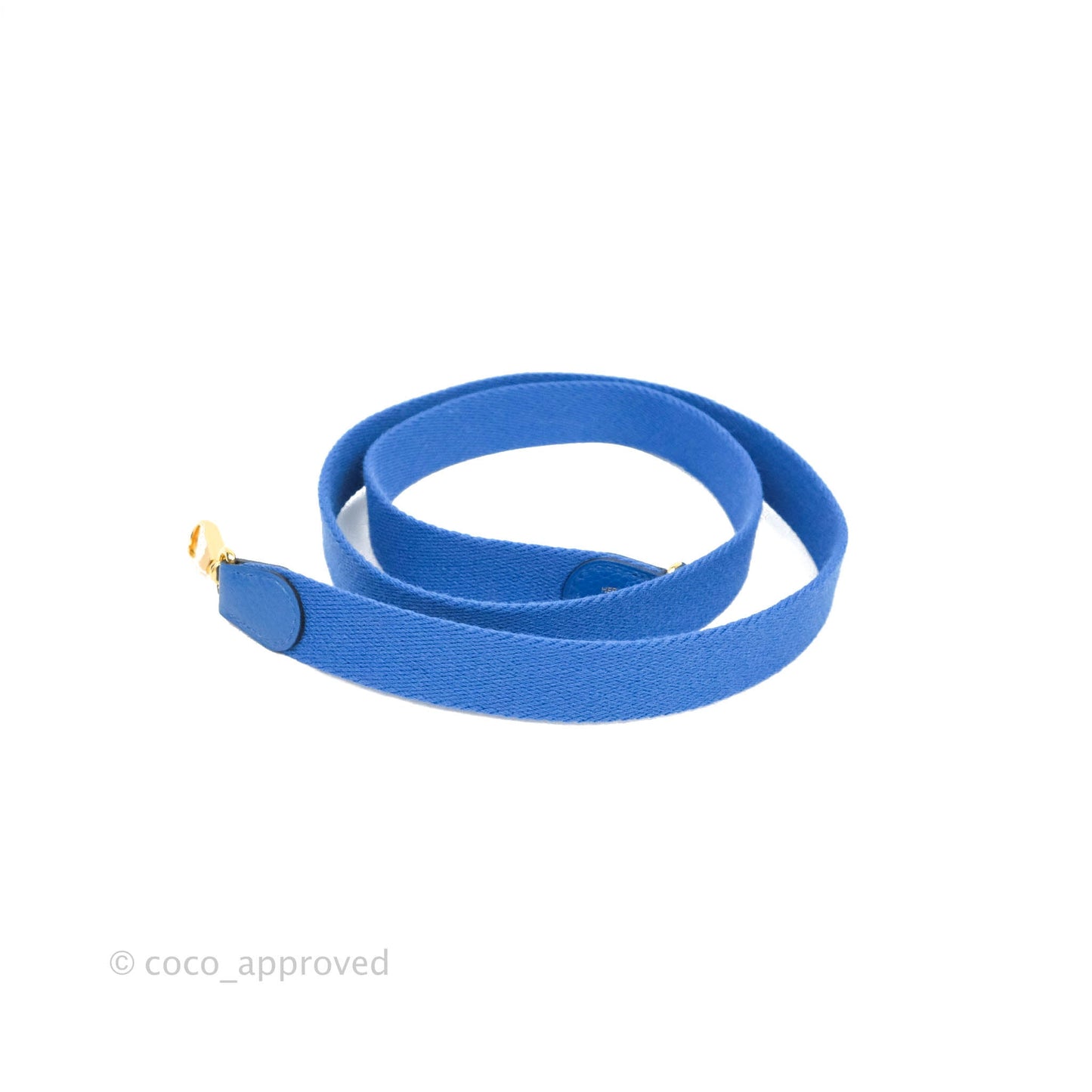 Hermès Clemence Mini Evelyne Blue Hydra Gold Hardware