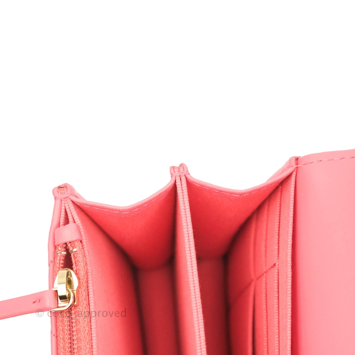 Chanel Clutch with Chain Pink Lambskin Enamel Gold Hardware