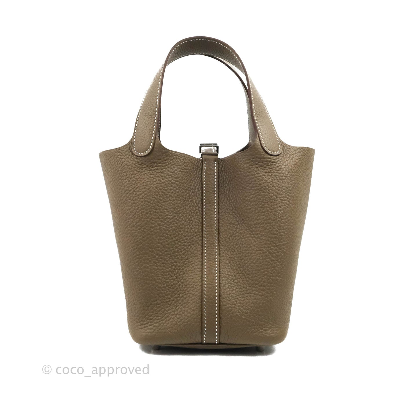 Hermès Picotin Lock 18 Etoupe Clemence Palladium Hardware