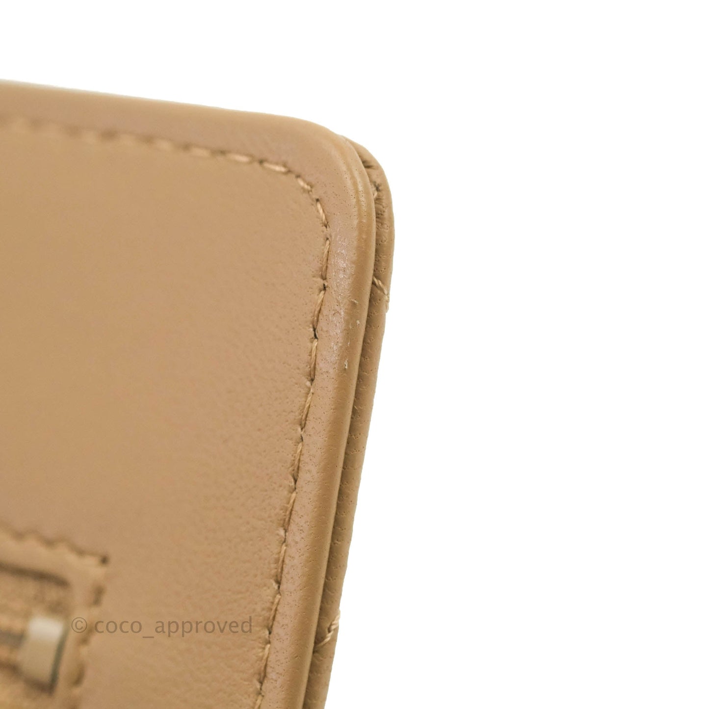 Chanel Quilted Pearl Crush Wallet on Chain WOC Beige Lambskin Aged Gold Hardware 22B