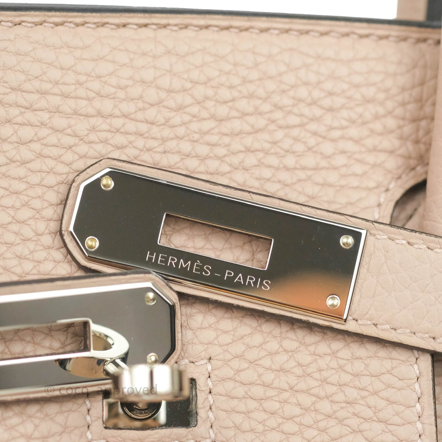 Hermès Birkin 30 Glycine Clemence Palladium Hardware