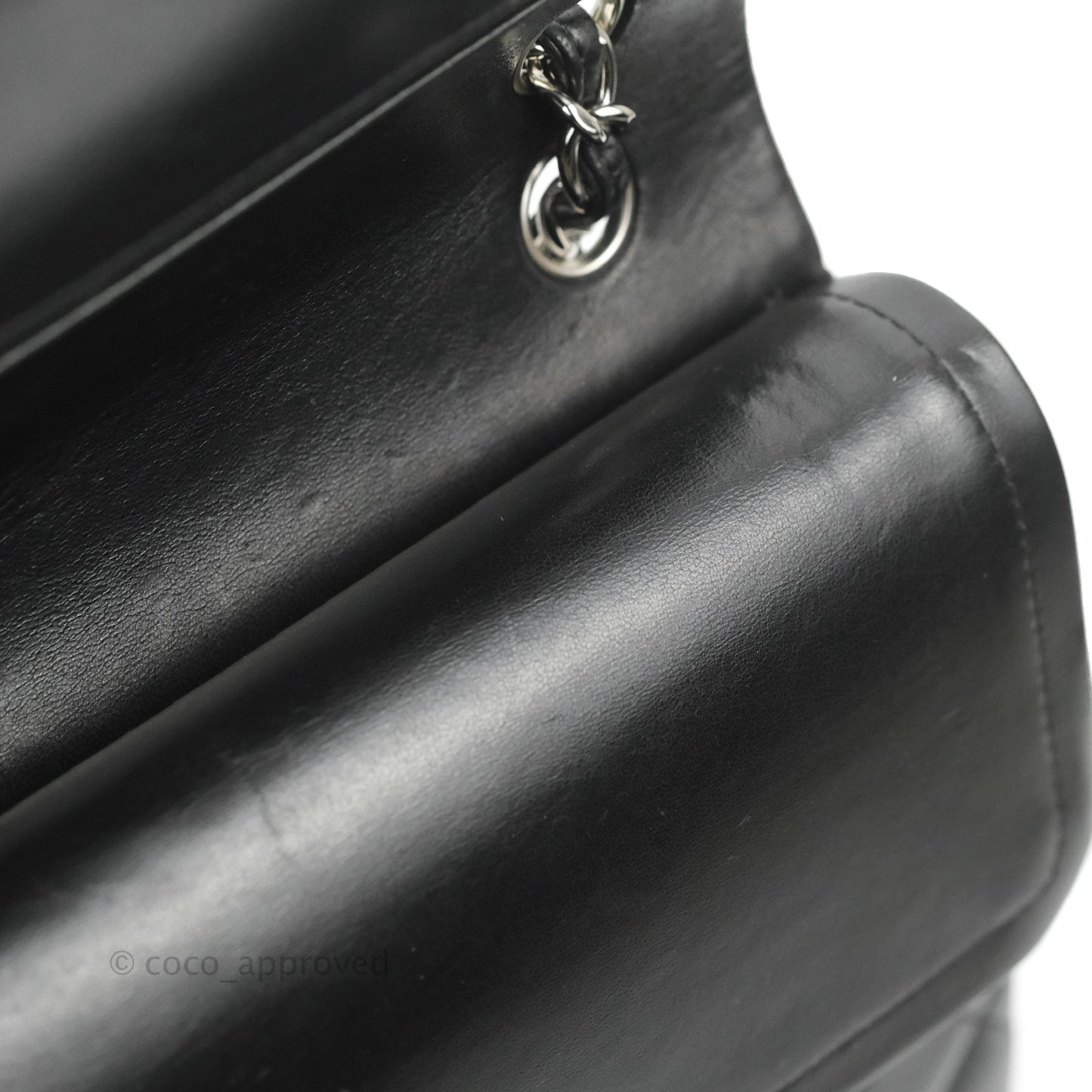 Chanel Jumbo Double Flap Black Lambskin Silver Hardware⁣⁣