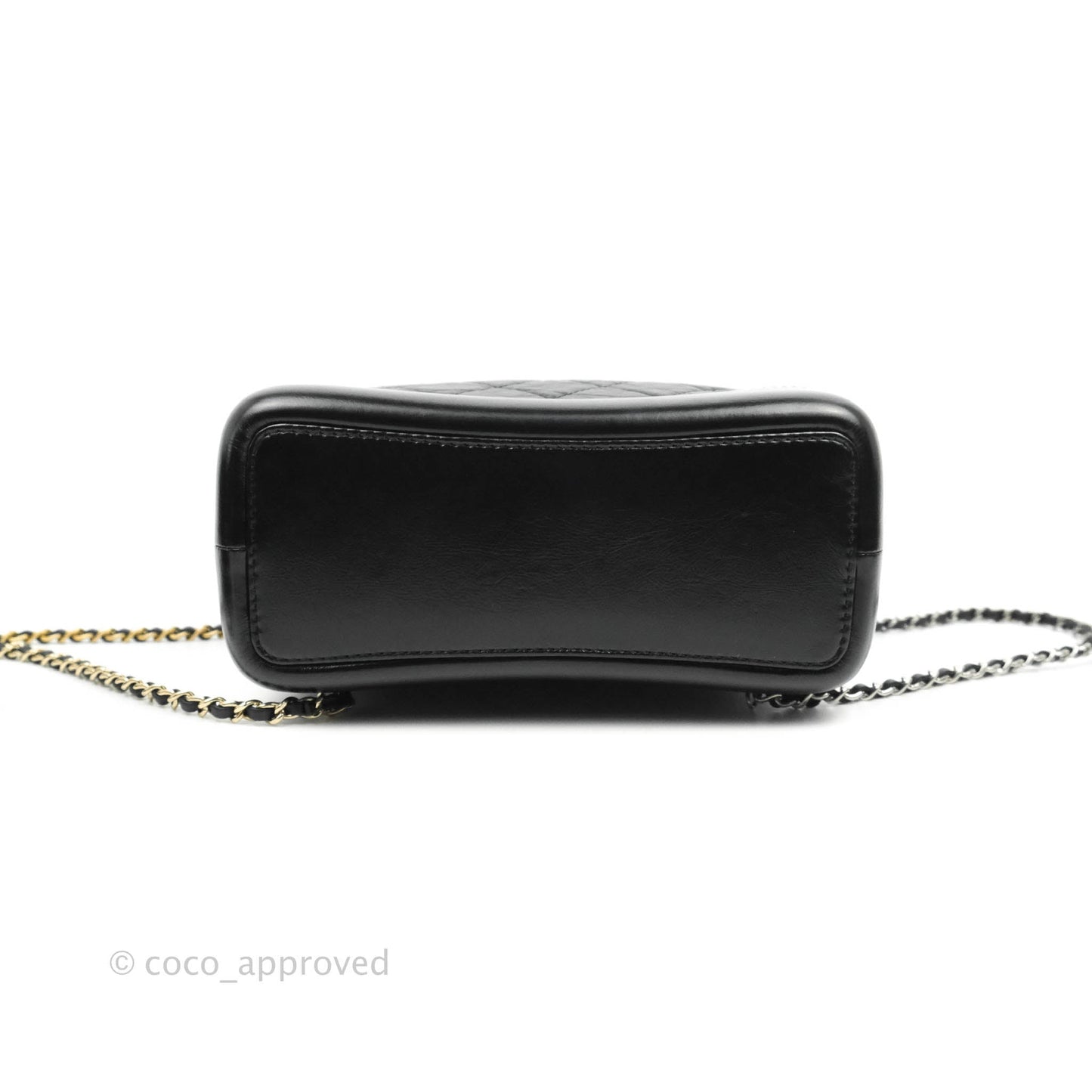 Chanel Small Gabrielle Backpack Black Aged Calfskin
