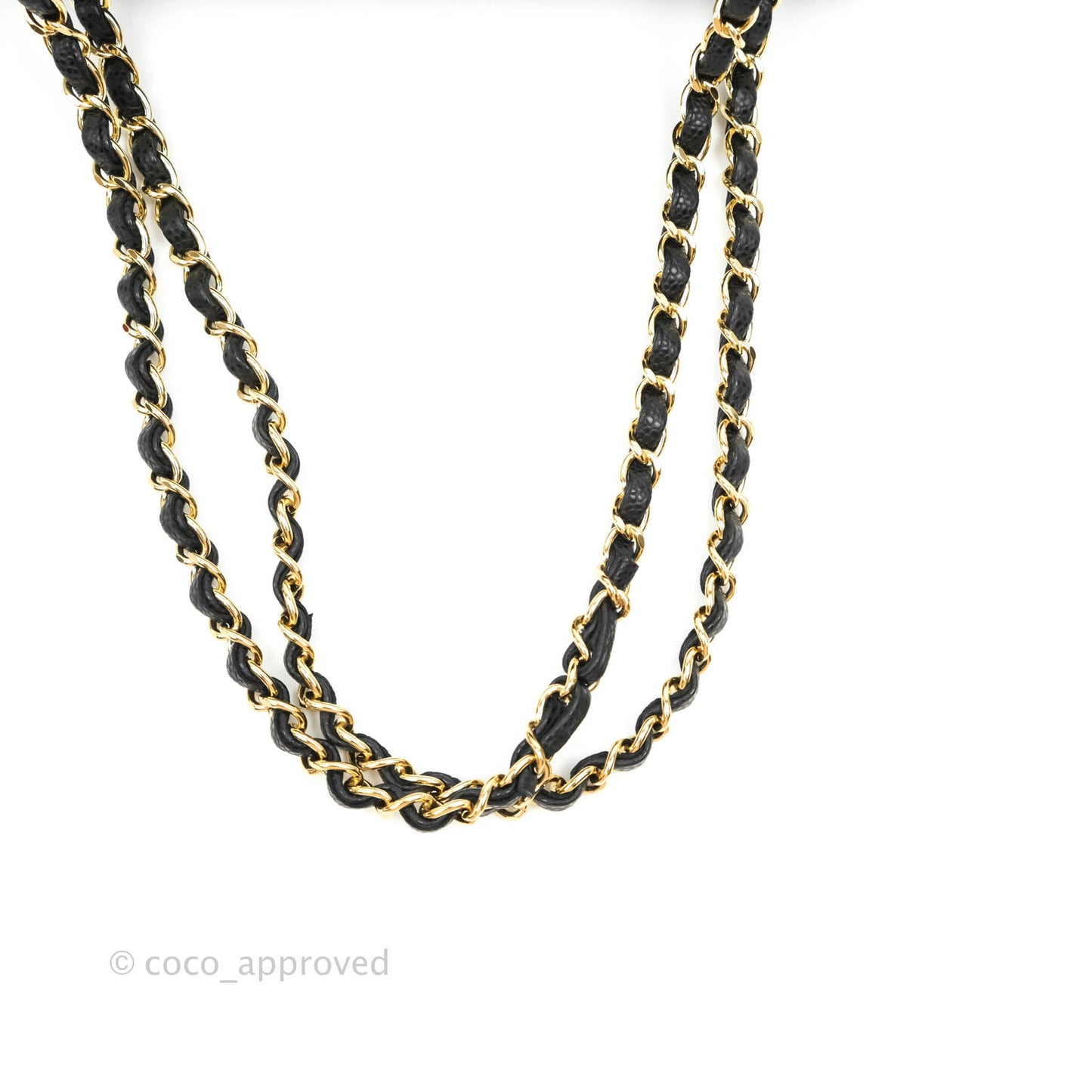 Chanel Classic M/L Medium Double Flap Black Caviar Gold Hardware