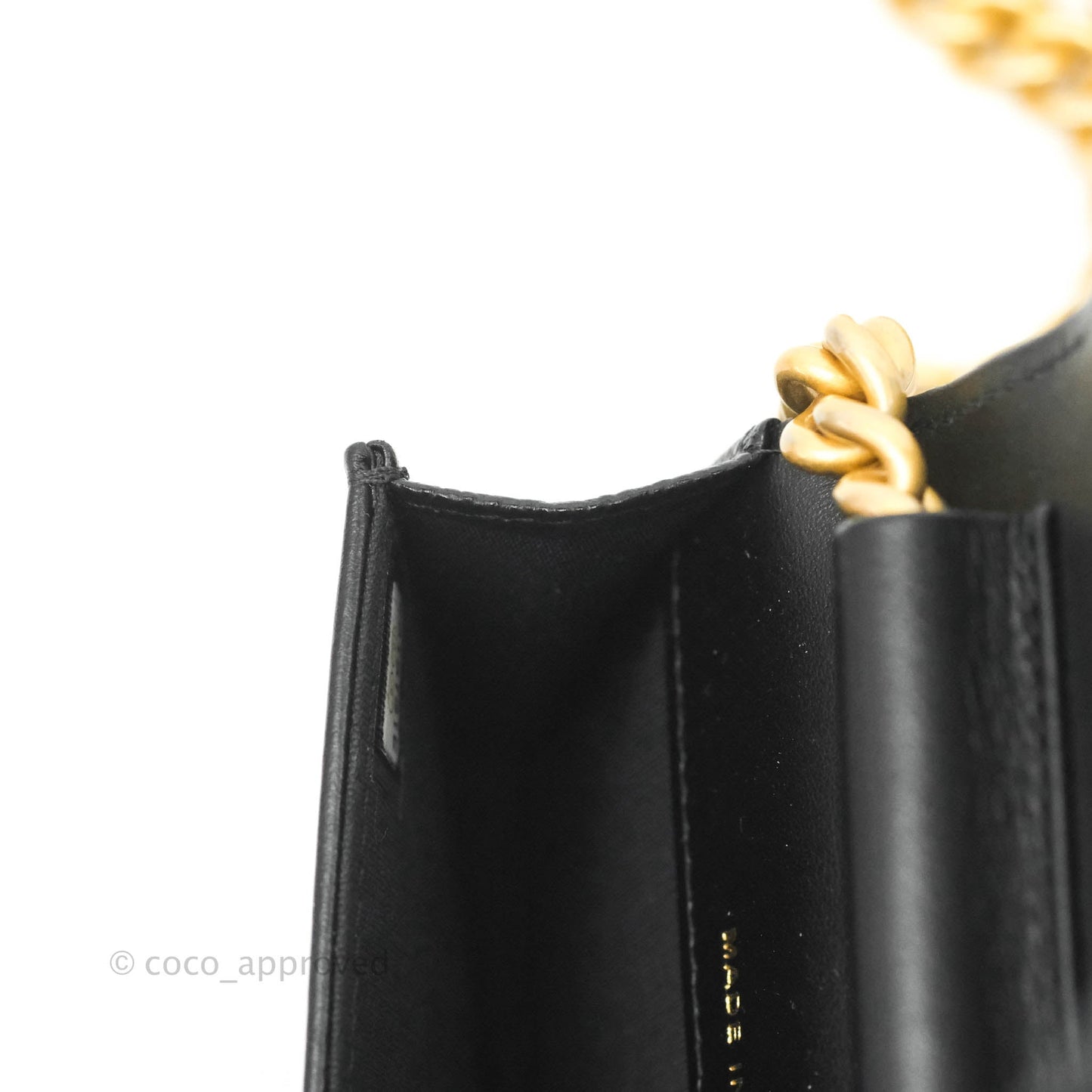 Chanel Chevron Boy Belt Bag Black Caviar Aged Gold Hardware