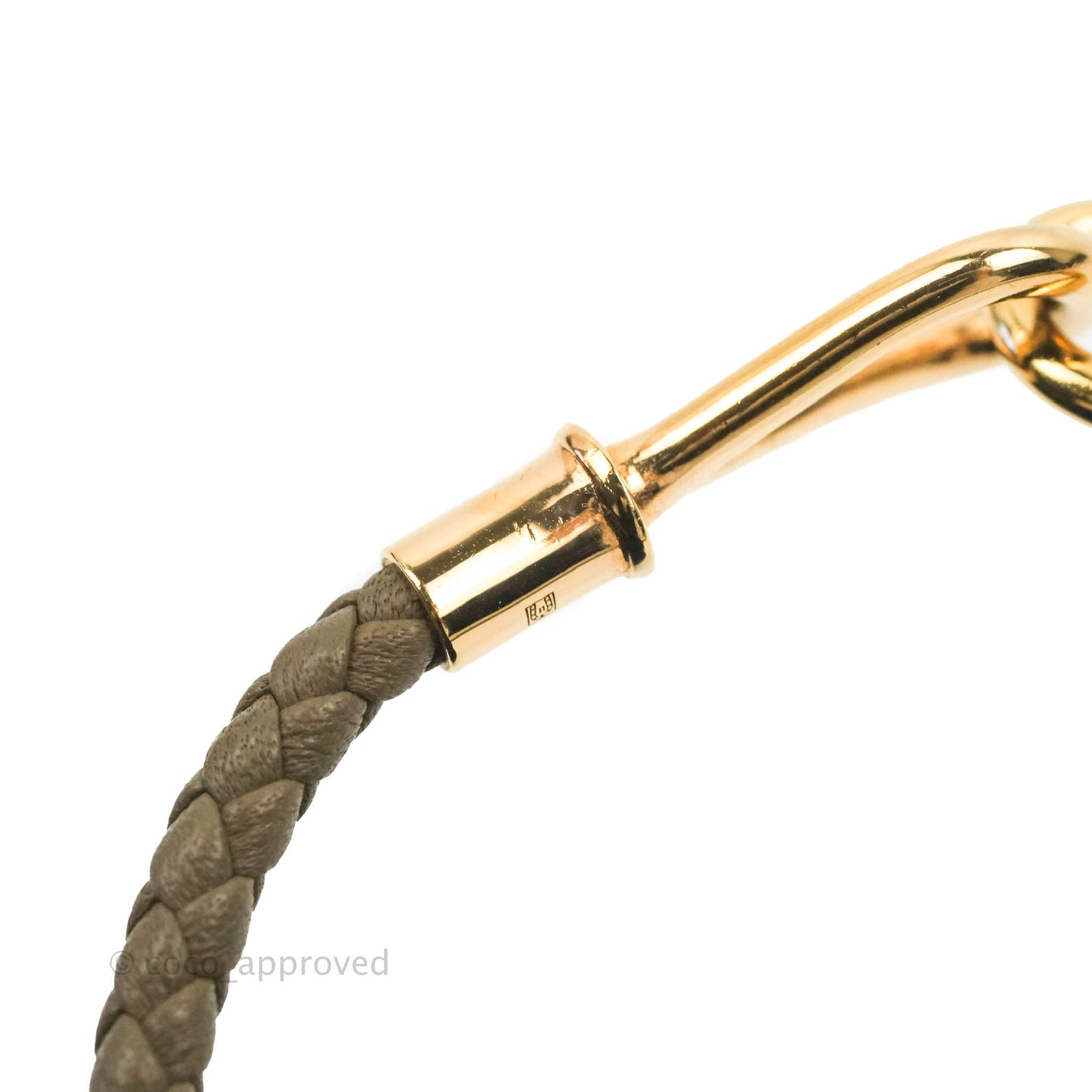 Hermès Jumbo Bracelet Étoupe Swift