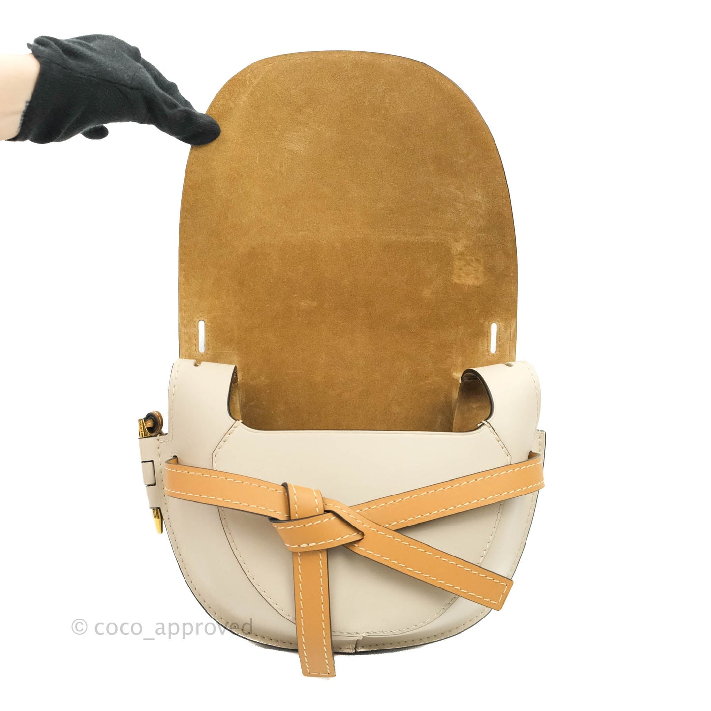 Loewe Small Gate Bag Smooth Calfskin in Rust