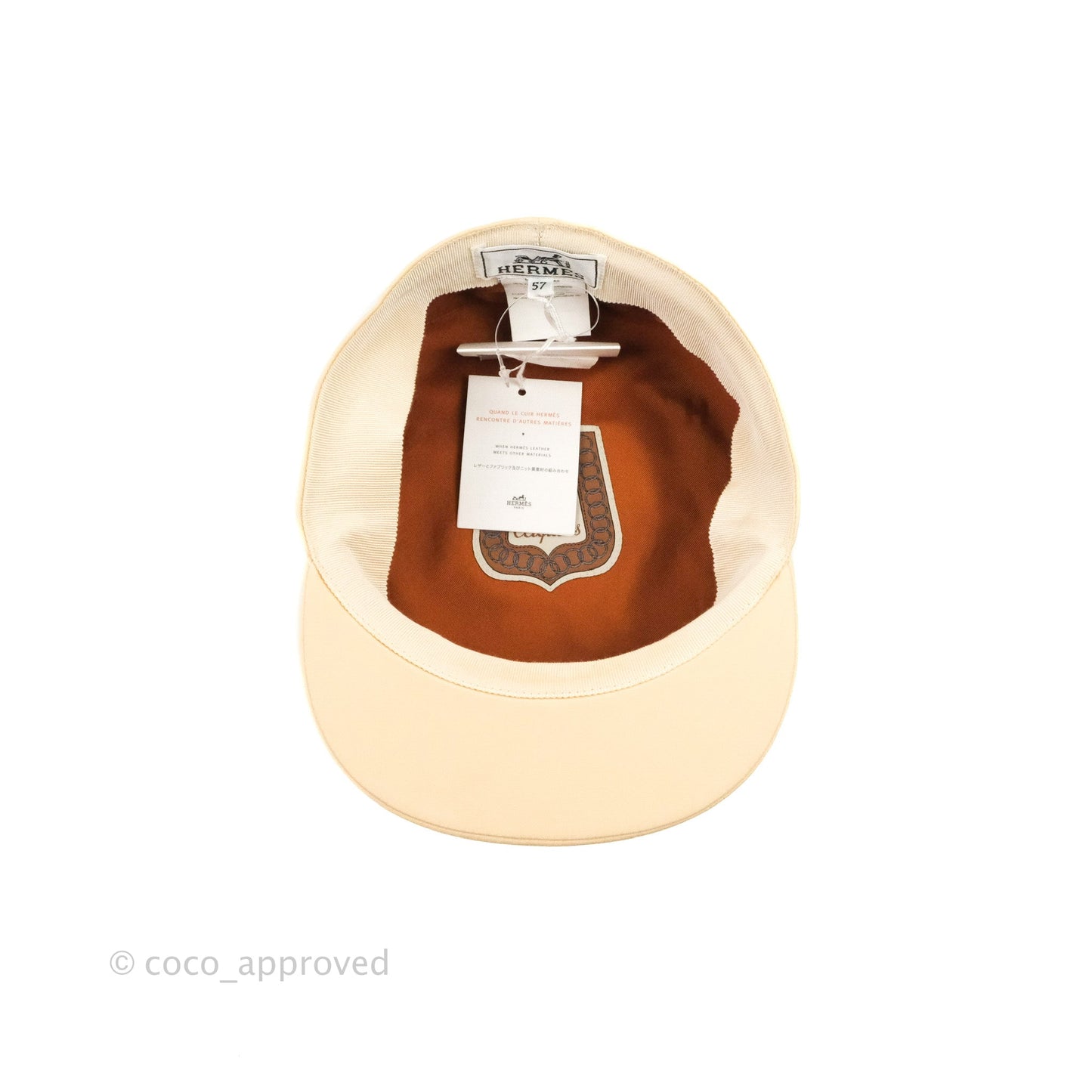 Hermes Cabourg Cliquetis Cap Blanc Crème