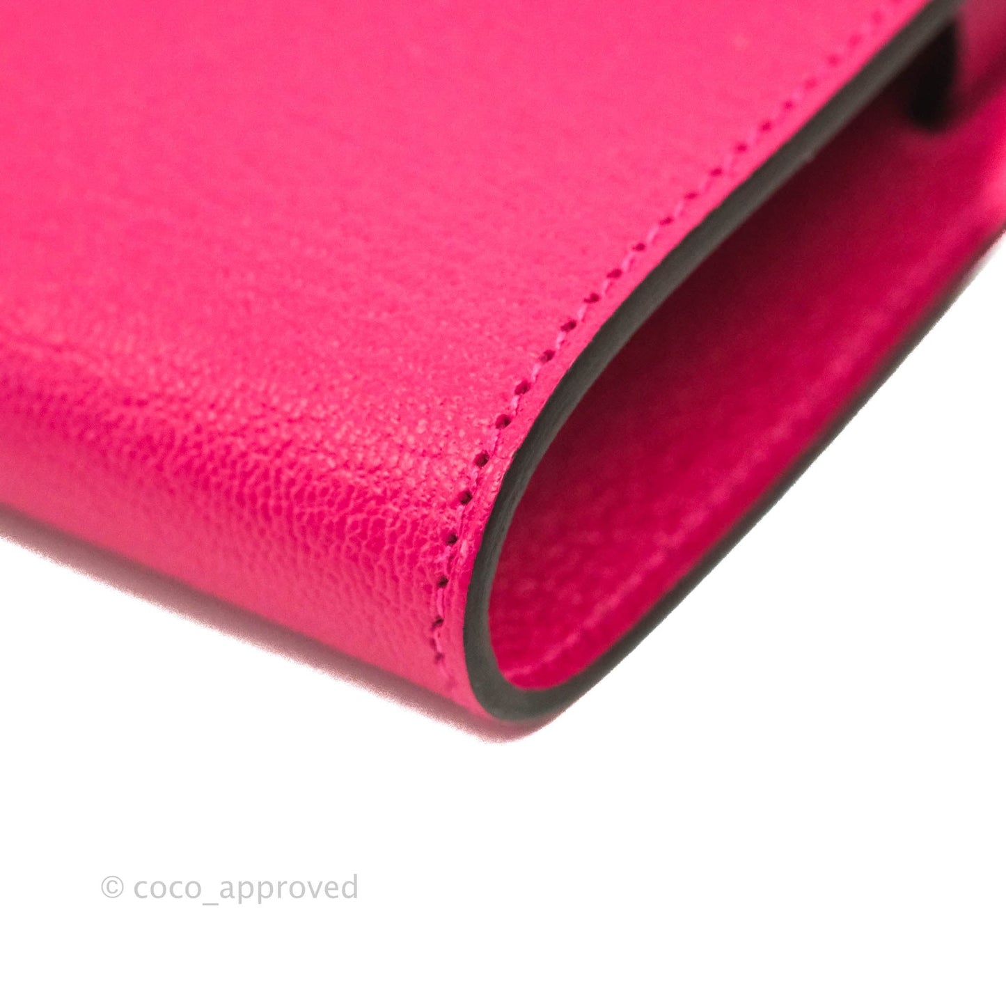 Hermès Kelly To Go Wallet Rose Mexico Chevre Mysore Palladium Hardware