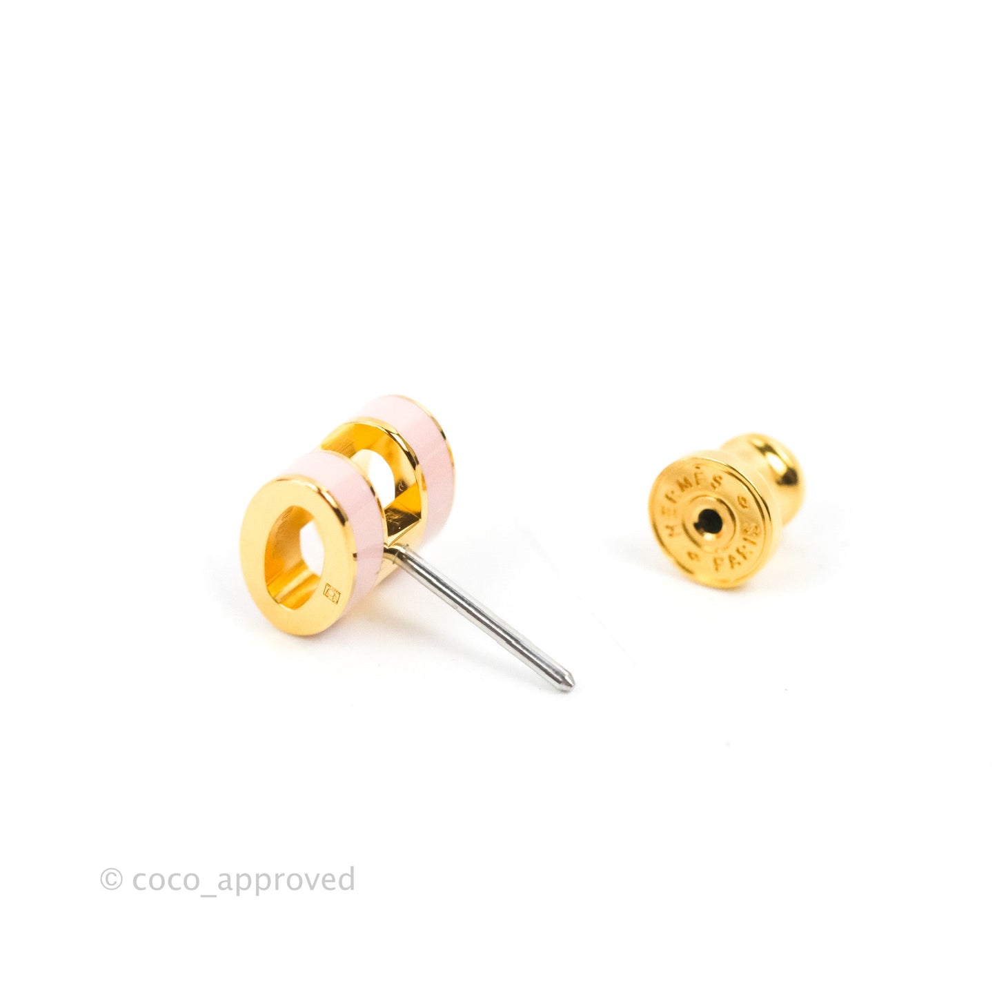 Hermès Mini Pop H Earrings Rose Gold Hardware