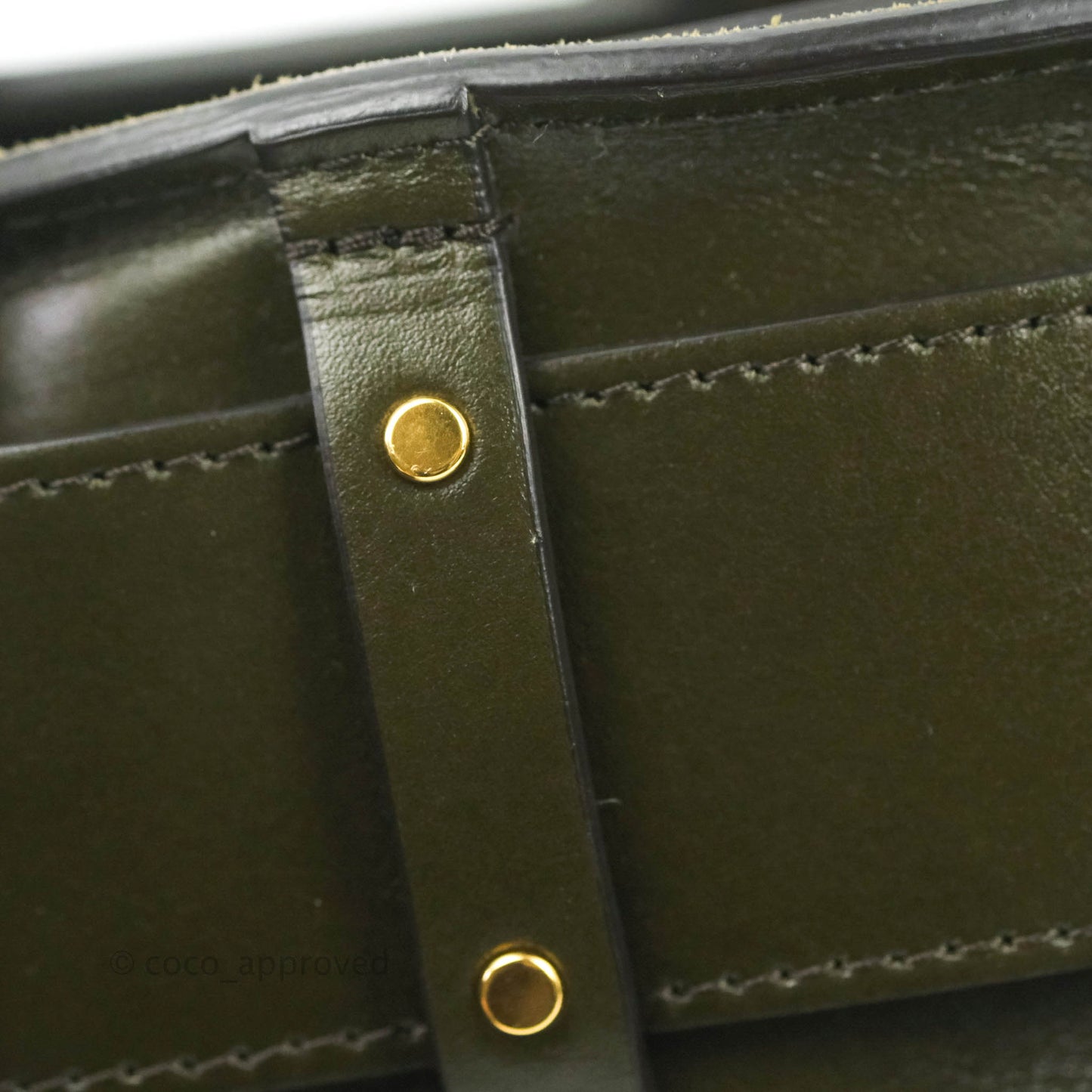 Chloé Small Tess Bag Dark Green Calfskin Suede