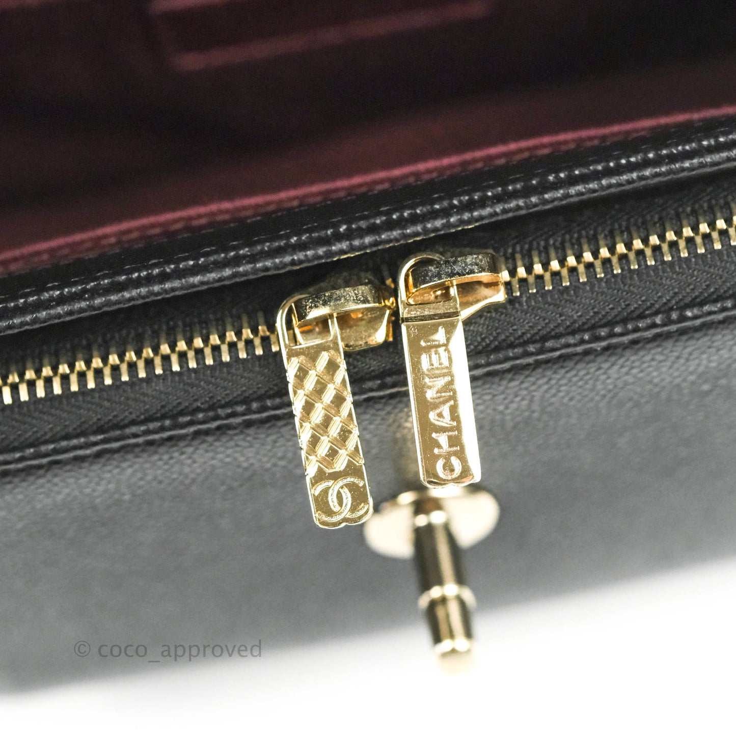 Chanel Quilted Small Business Affinity Flap Black Caviar Gold Hardware