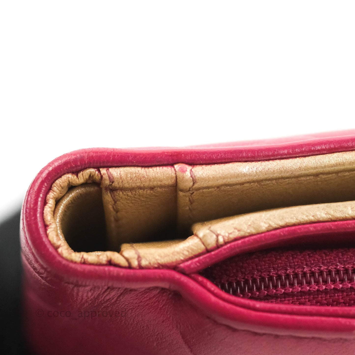 Chanel Wallet in Pink Camellia Embossed Lambskin