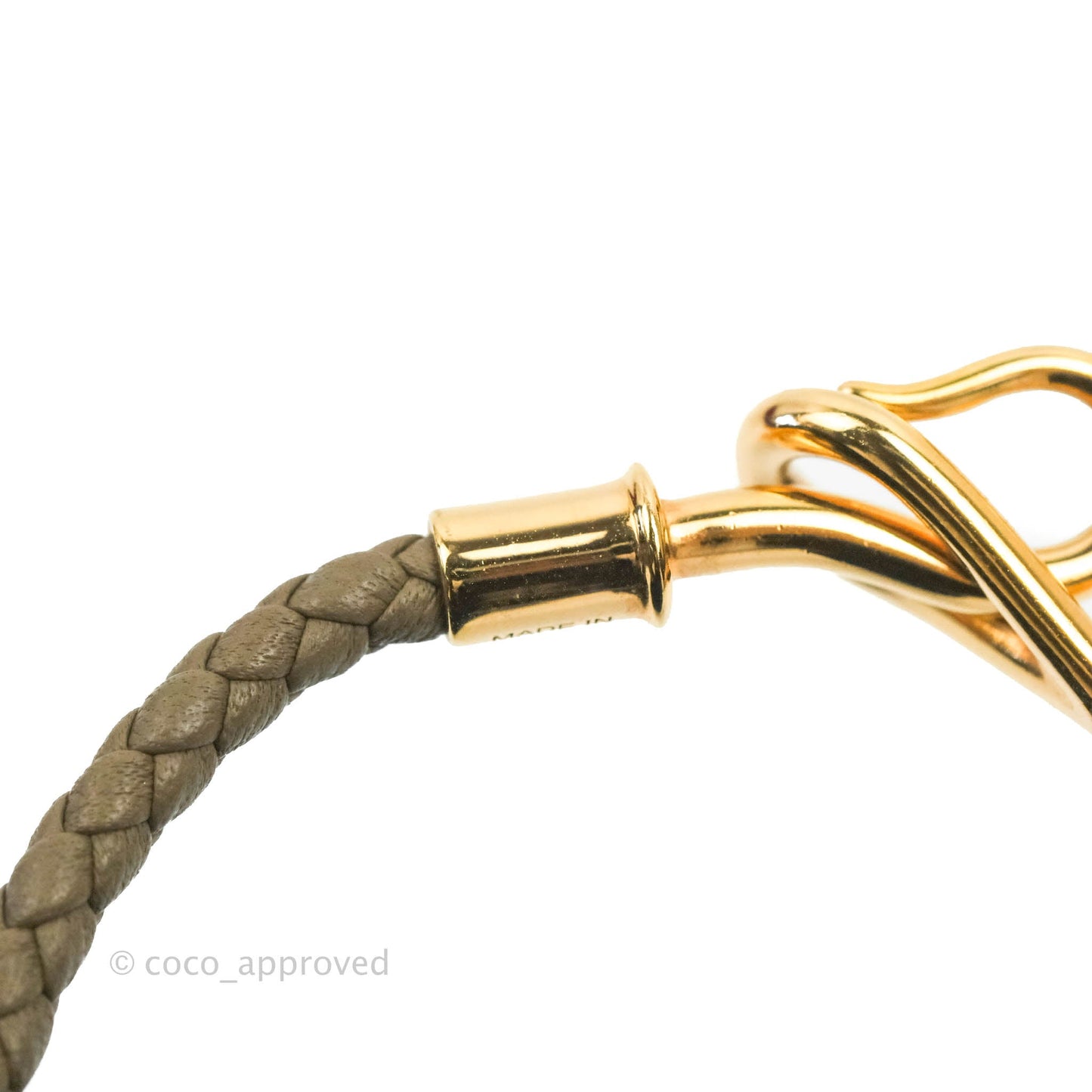Hermès Jumbo Bracelet Étoupe Swift