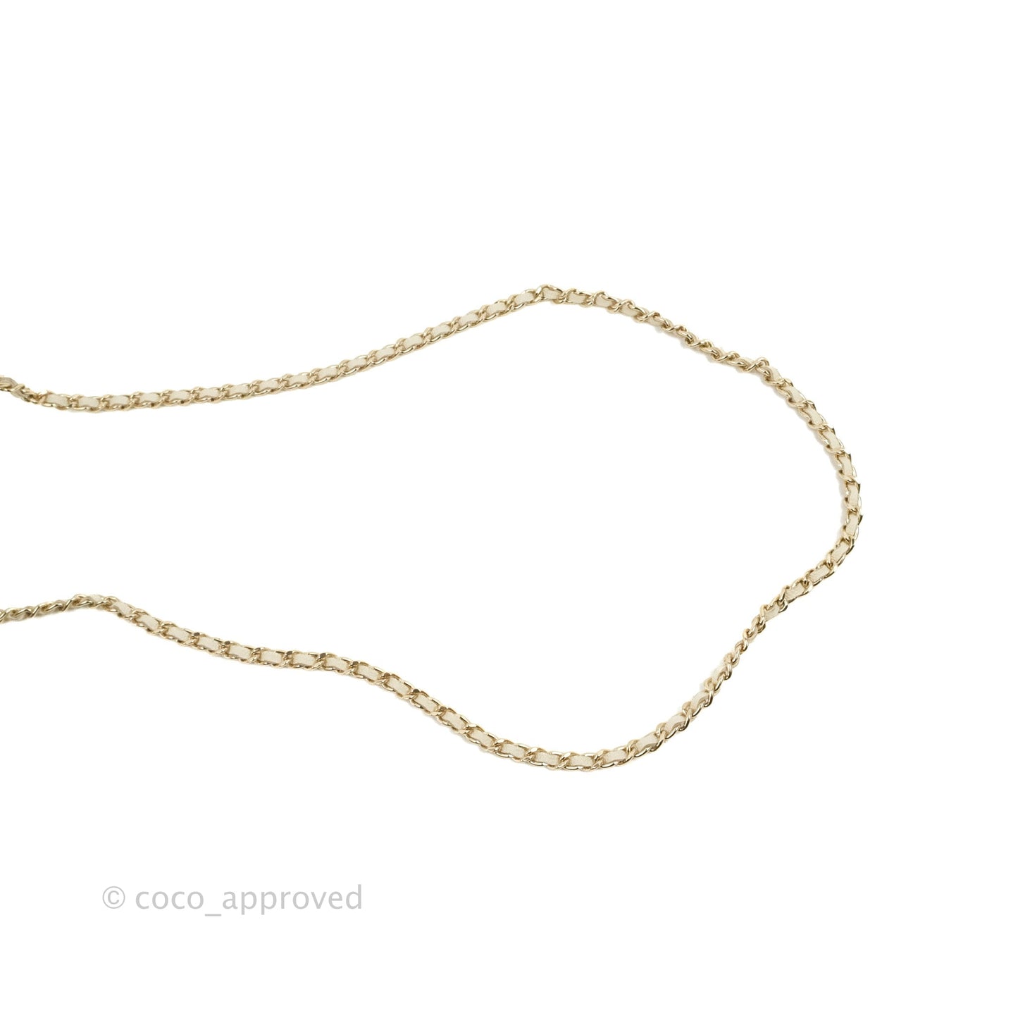 Chanel Classic Vanity with Chain Ivory Caviar Gold Hardware