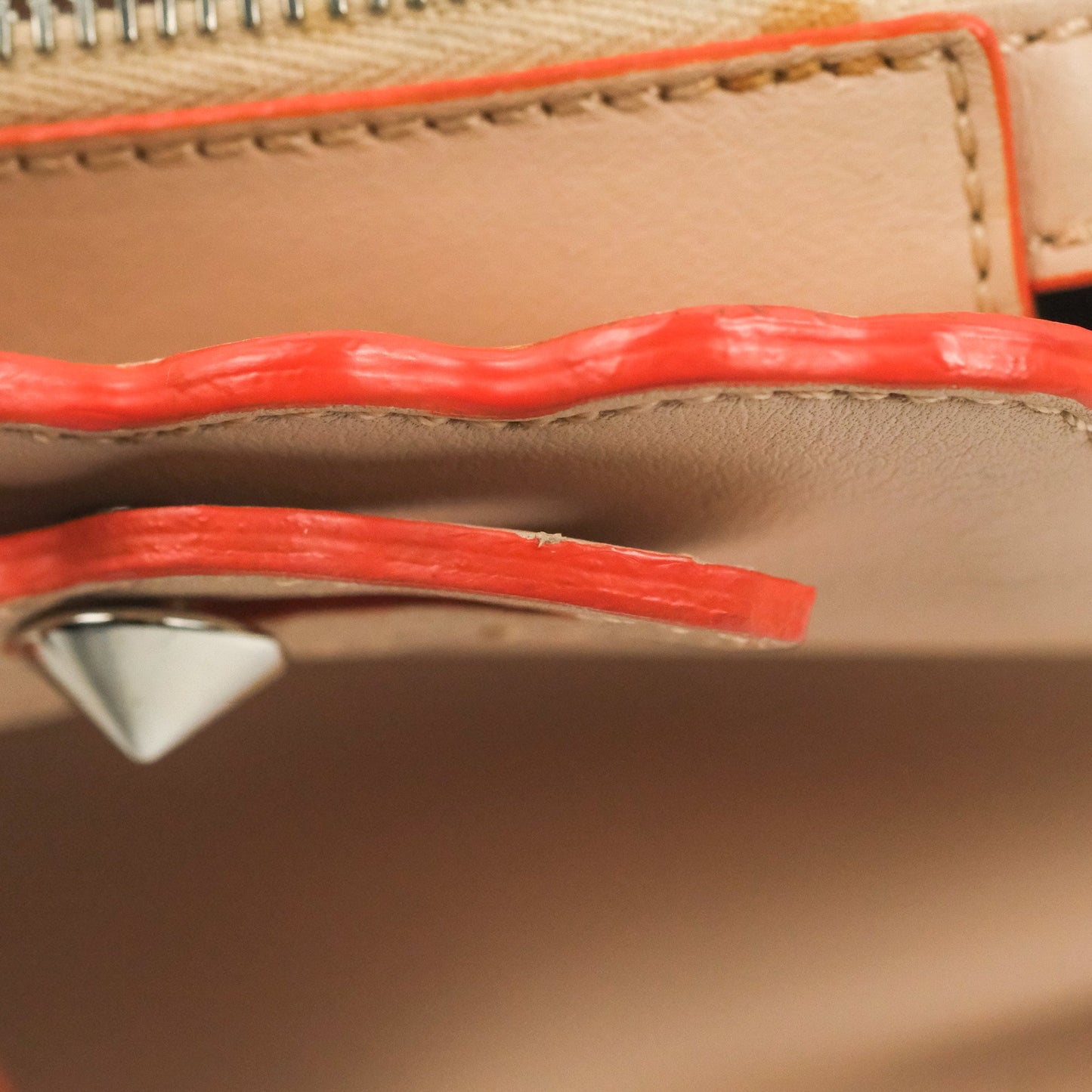 Fendi By The Way Satchel Scalloped Calfskin