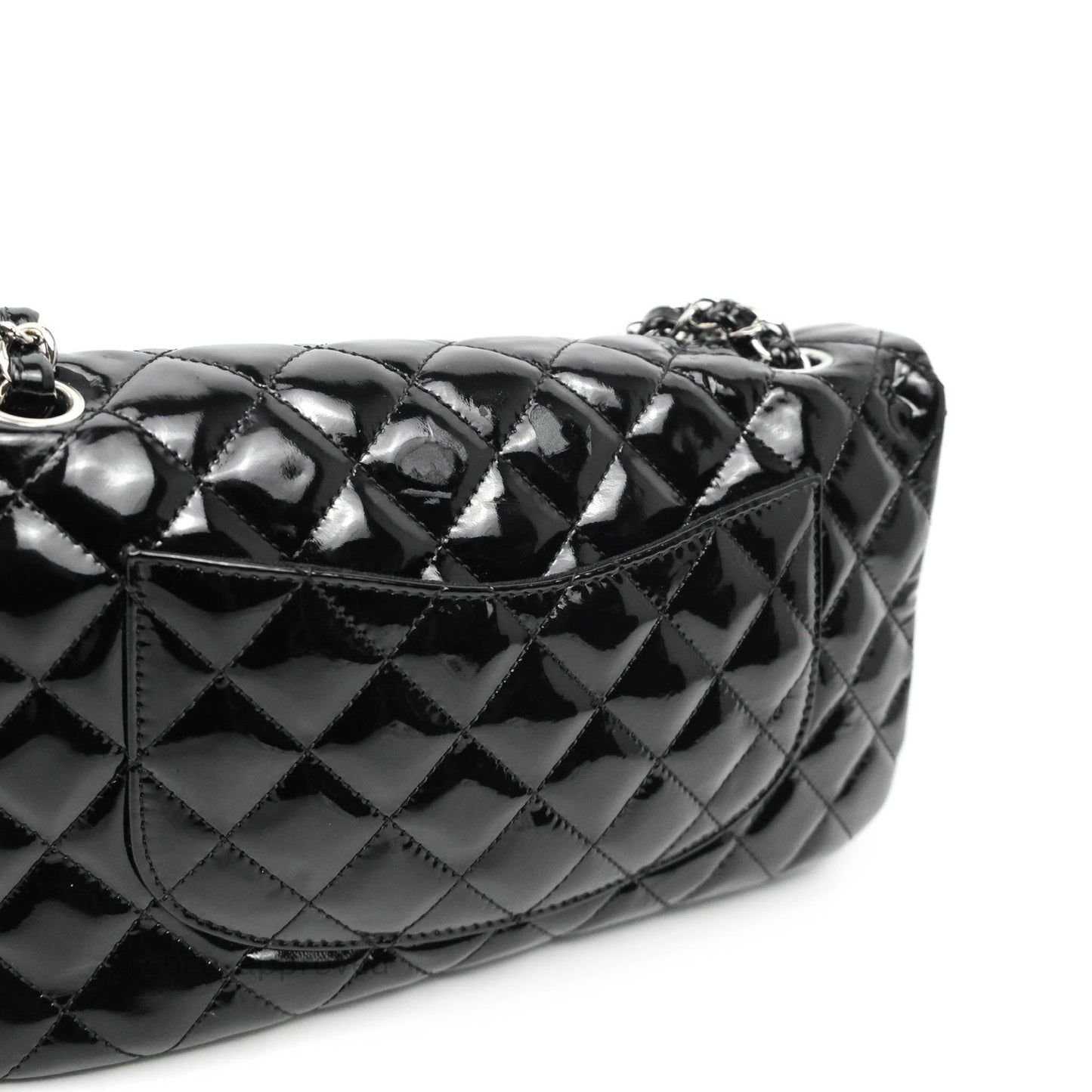 Chanel La Madrague Large Net Tote w Removable Patent Medium Flap
