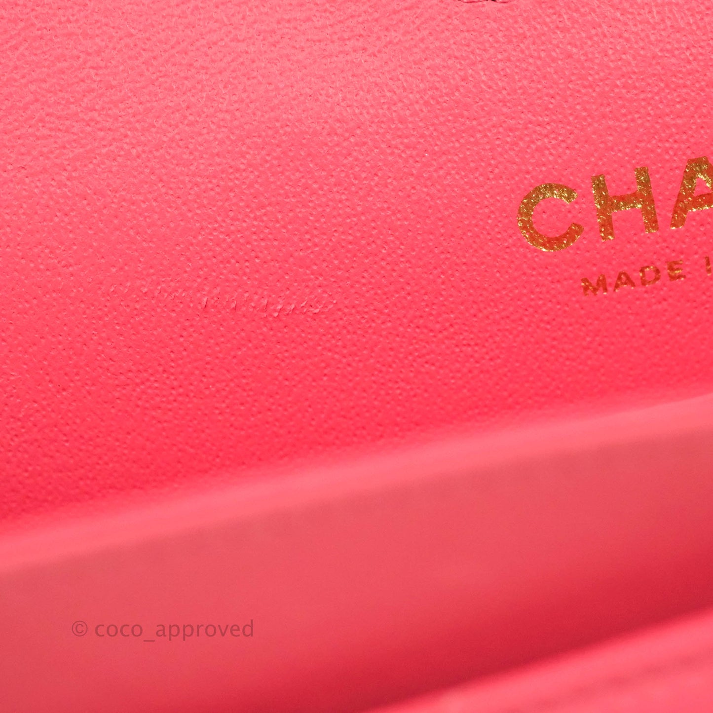 Chanel Small Classic Quilted Flap Rosy Pink Lambskin Gold Hardware